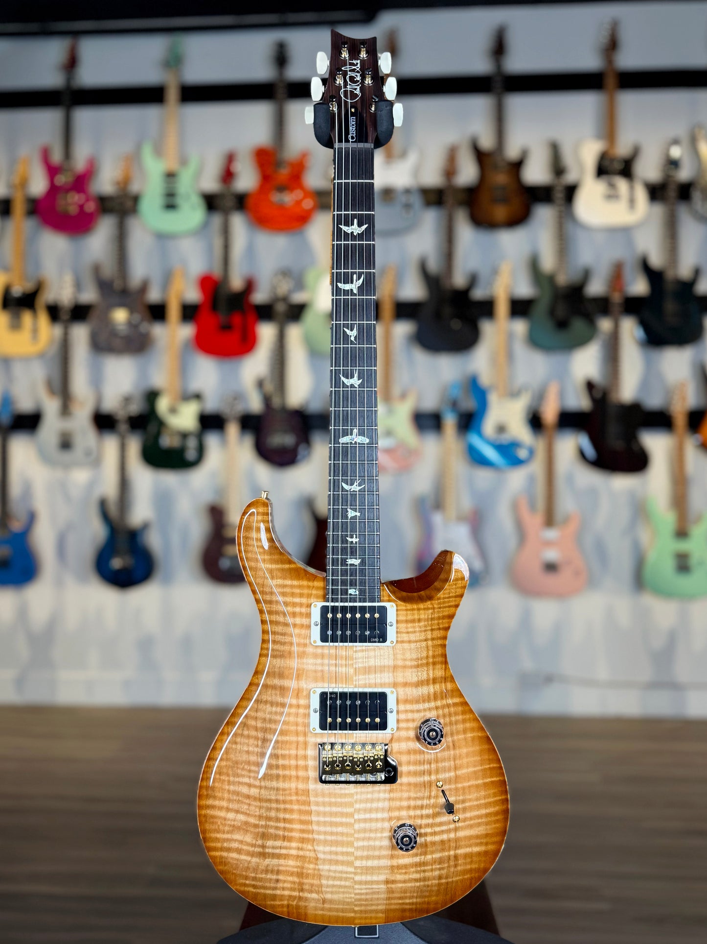 PRS Custom 24 "10-Top" | Natural Honey Burst (Hand-Picked Top)