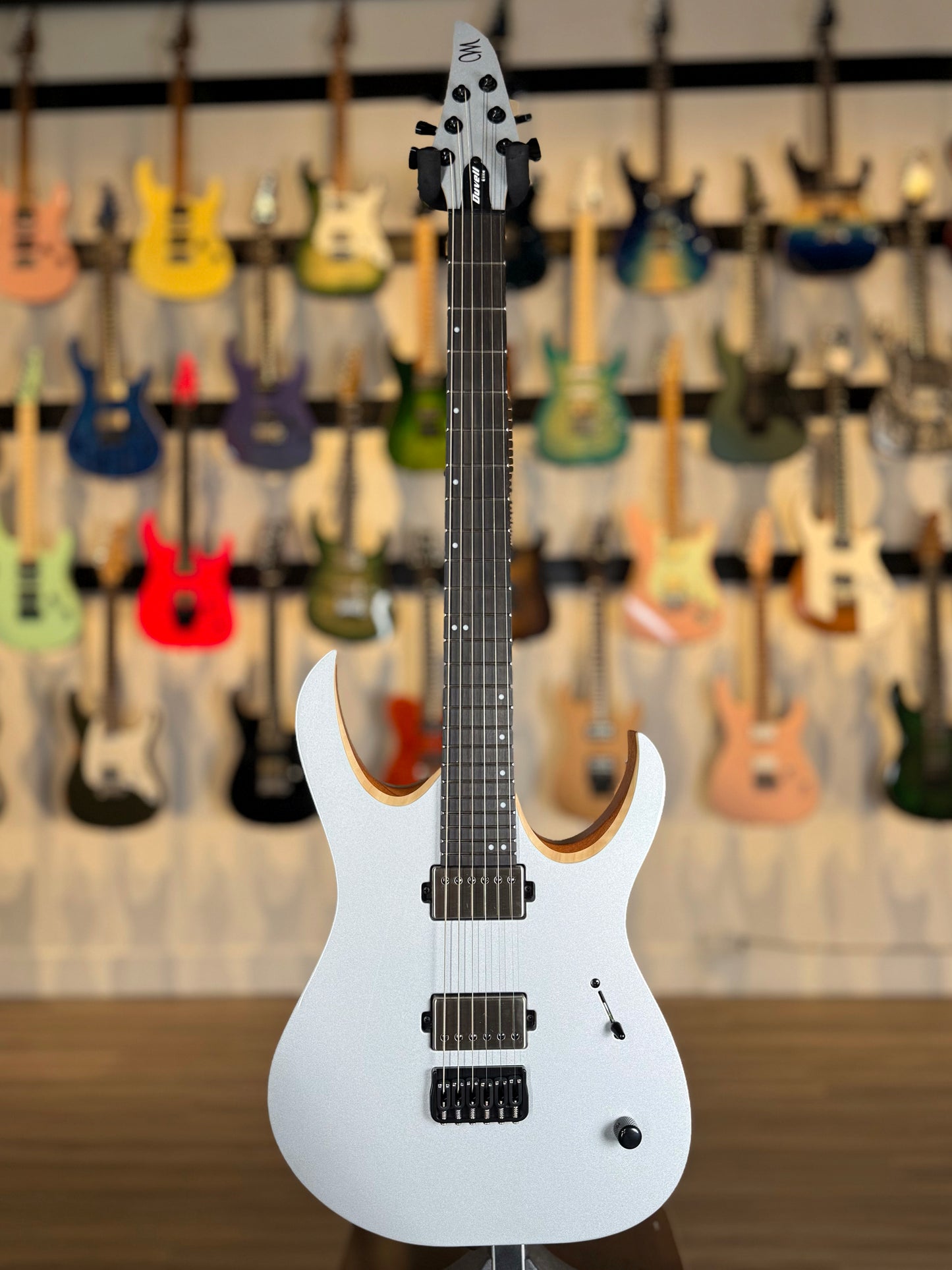 Mayones Duvell Elite 6 | Monolith Custom Silver Metallic