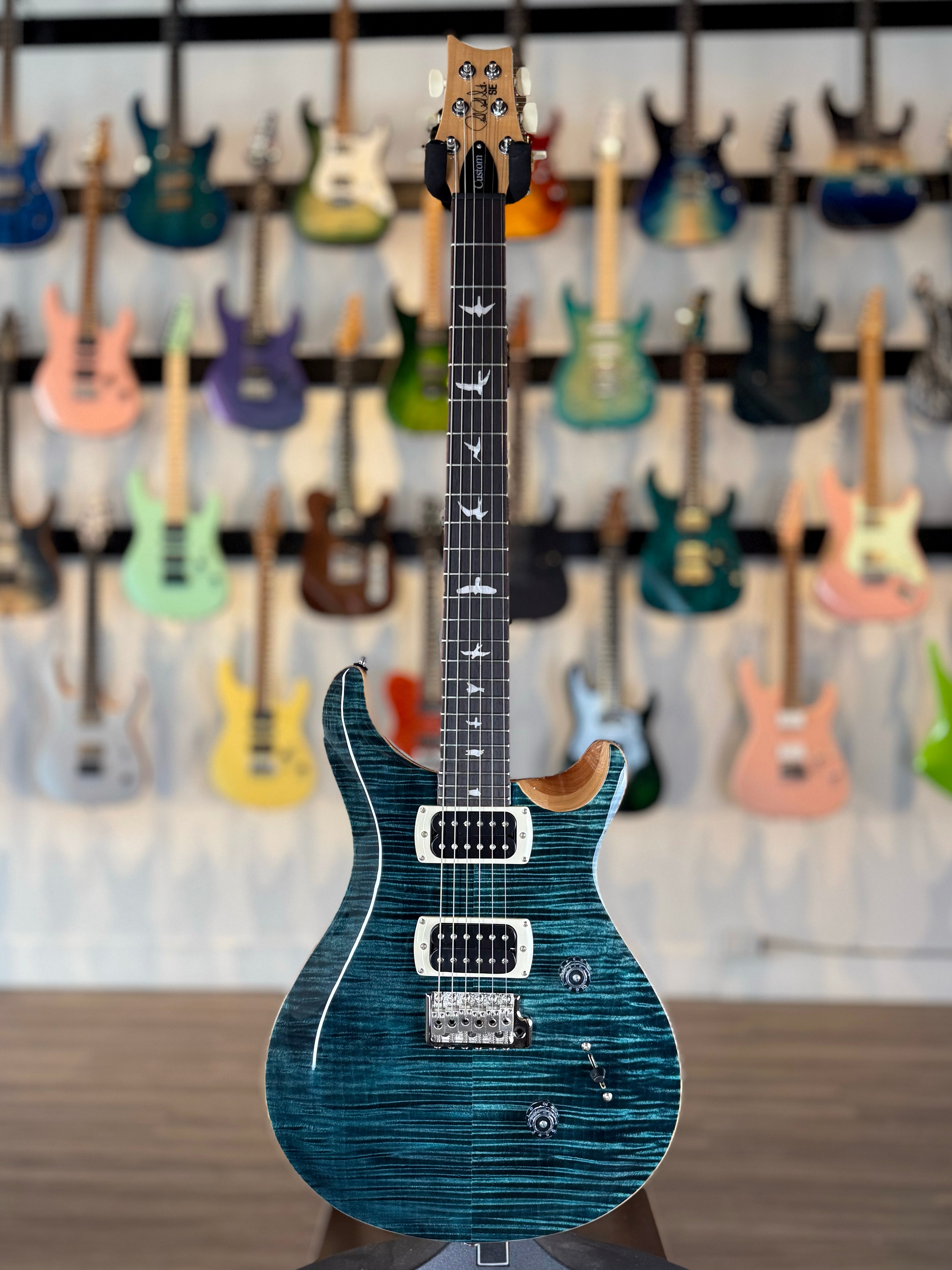 PRS SE Custom 24 | Slate Blue – The Vibrato Bar