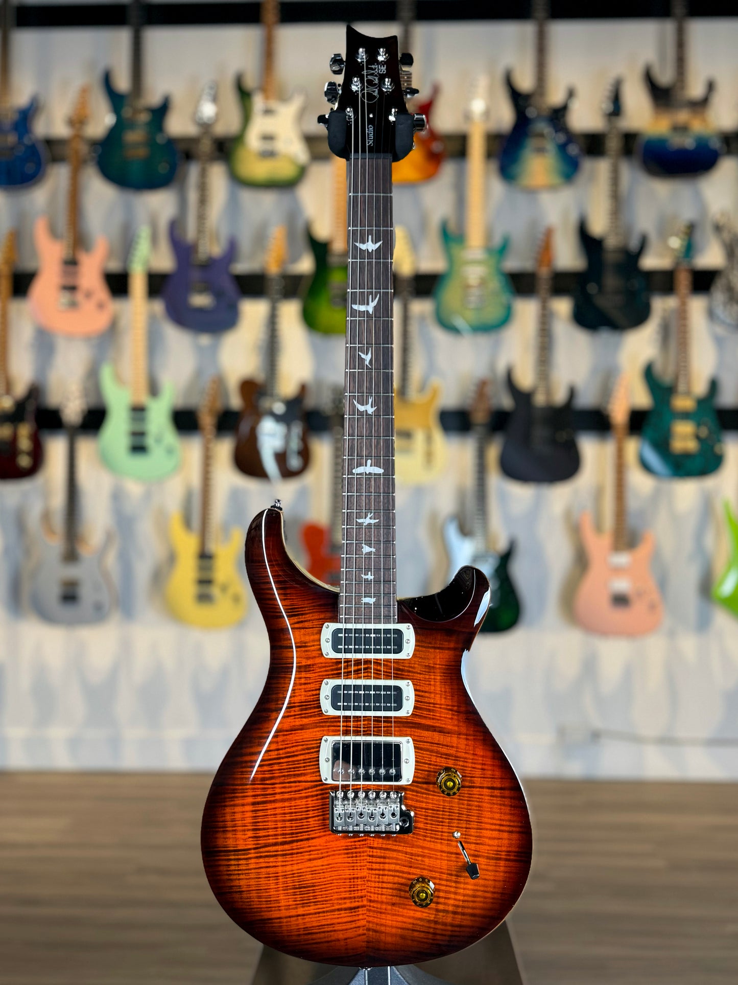 PRS SE Studio | Orange Tiger Smokeburst