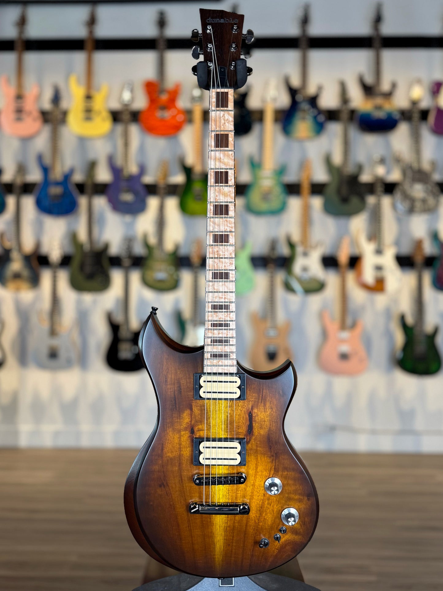 Dunable Cyclops USA Custom Shop | Koa Amber Burst