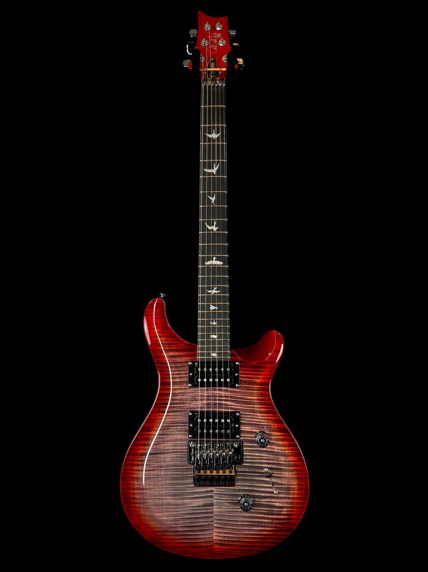 PRS SE Custom 24 "Floyd" | Charcoal Cherry Burst