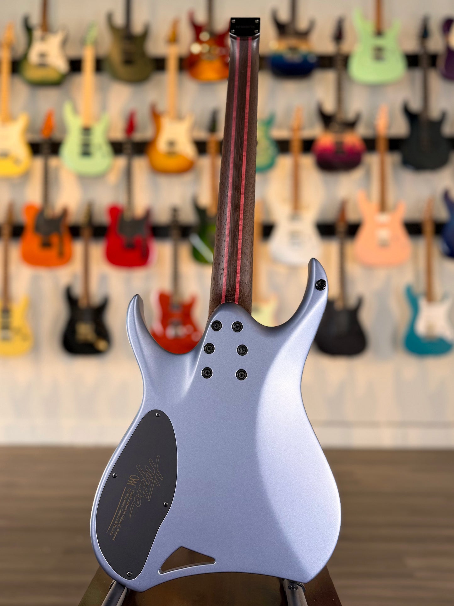 Mayones Hydra Elite 7 | Slate Blue Gray Satin Monolith Custom Color