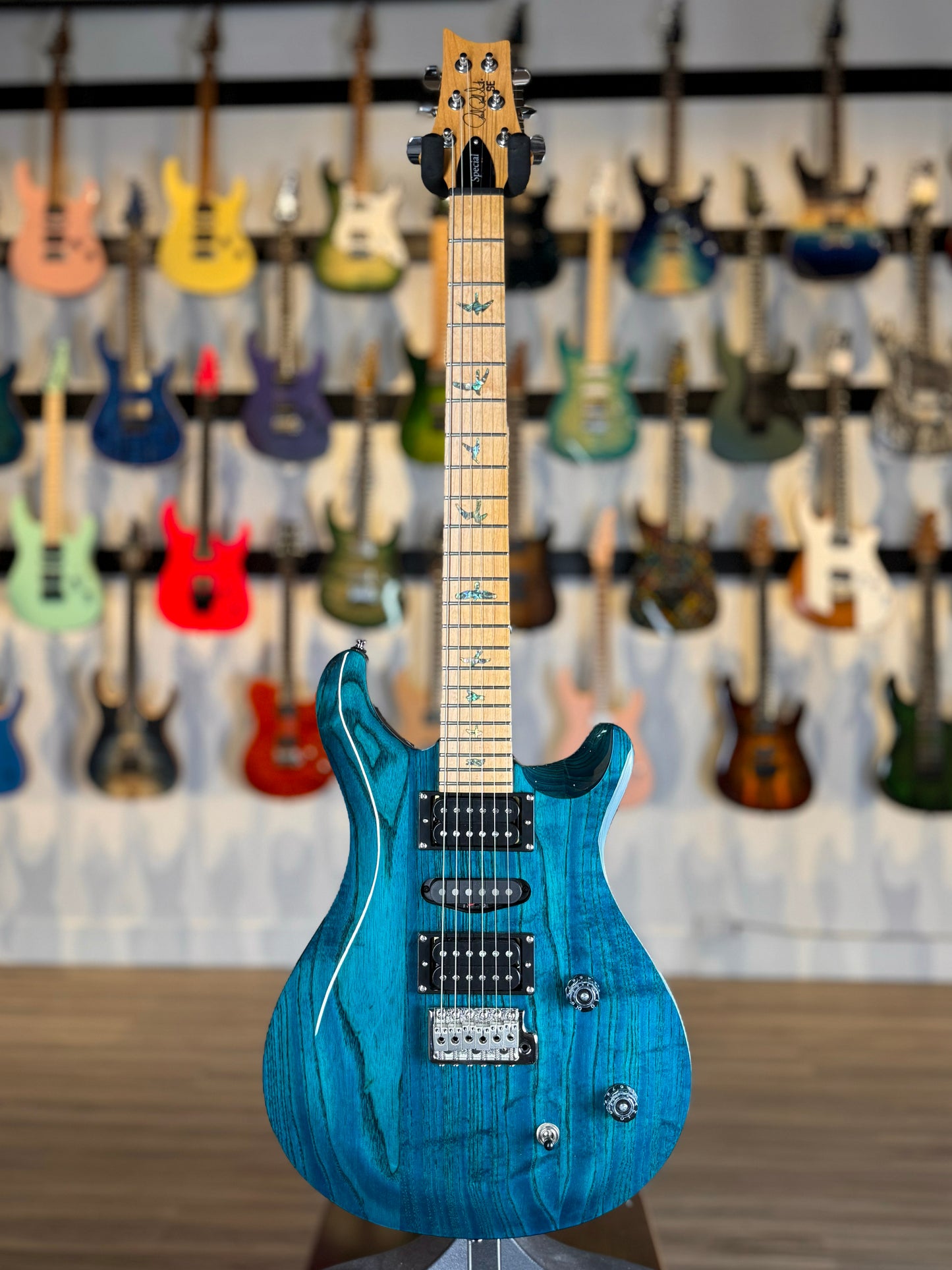 PRS SE Swamp Ash Special | Iri Blue