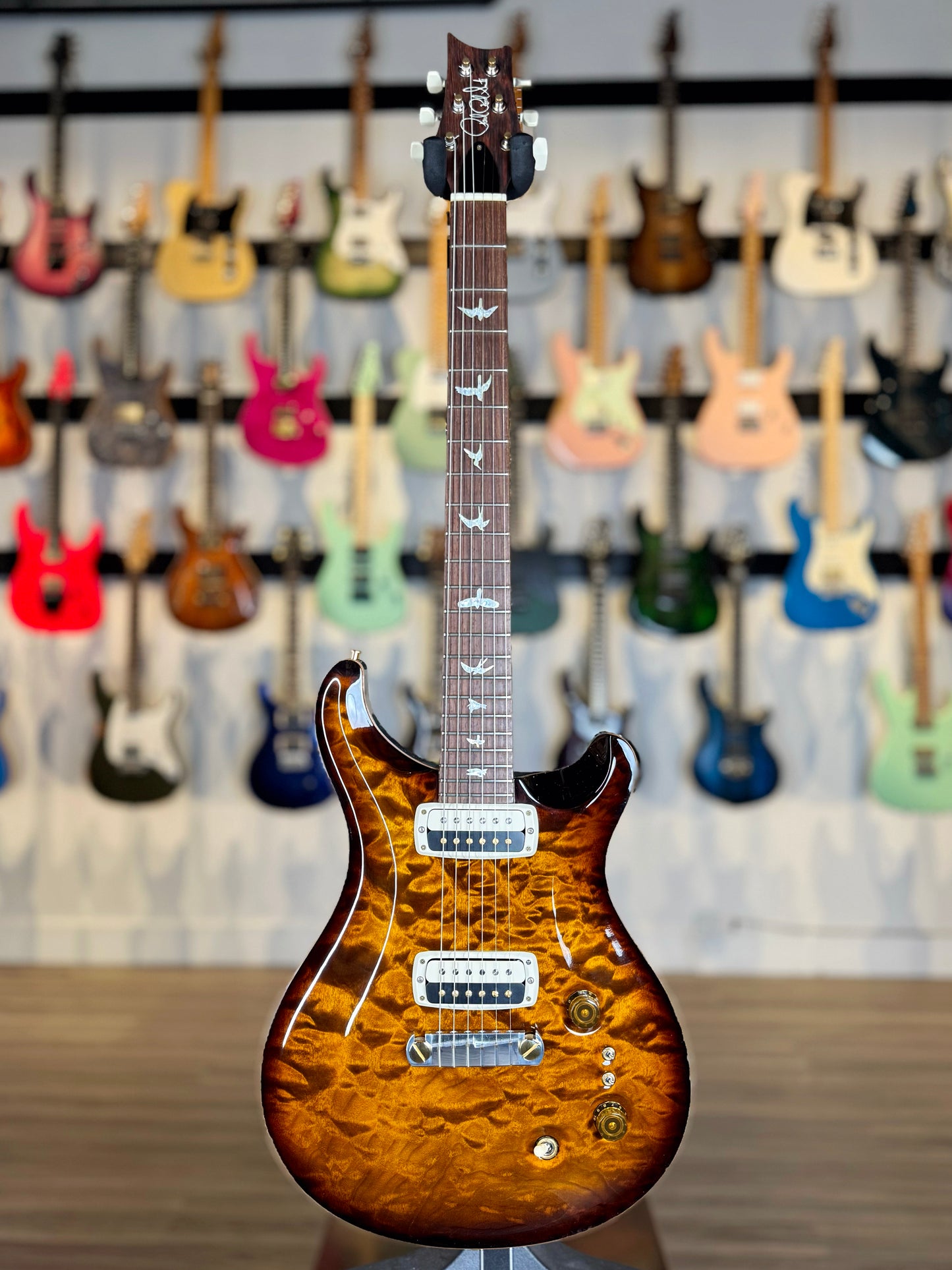 PRS Paul's Guitar "10 Top/One-Piece Top" Brazilian Rosewood | Black Gold Burst (Pre-Owned)
