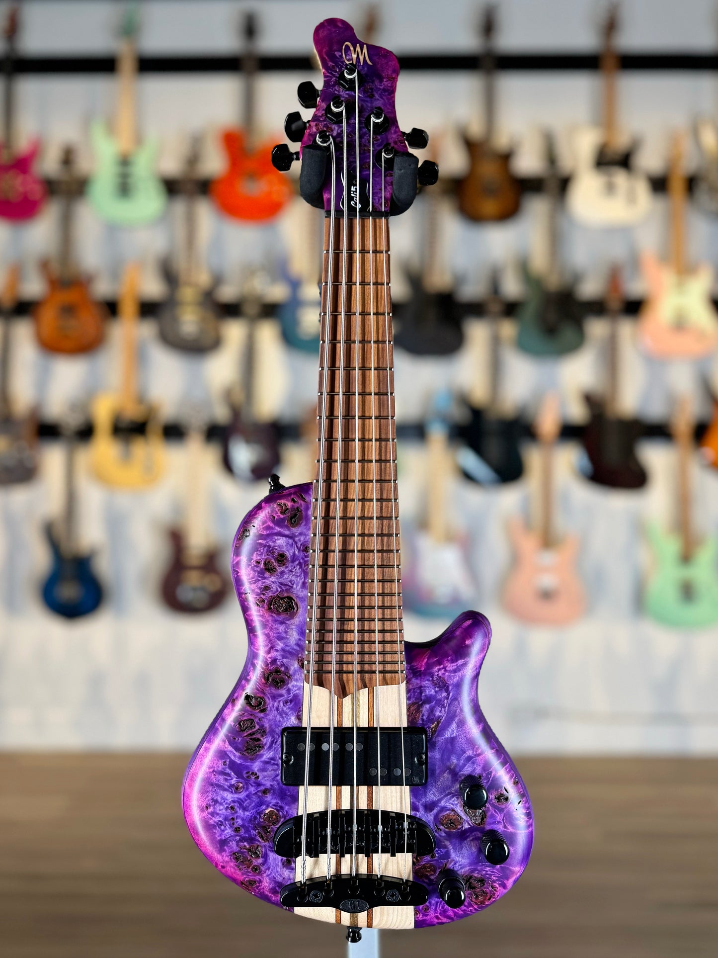 Mayones Cali 5 | Master Grade Magenta Burst Custom Color