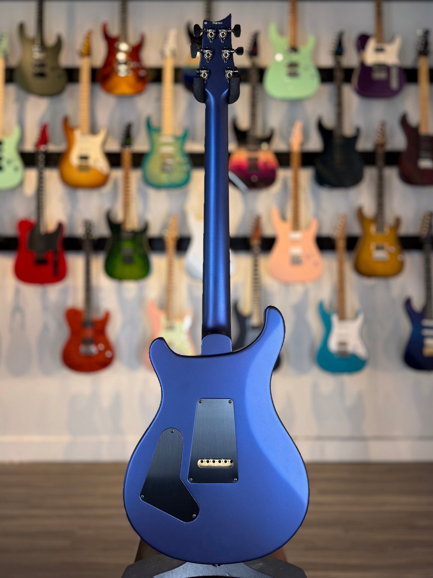 PRS 40th Anniversary Custom 24 Satin Limited Edition Sprayer's Choice | Trans Blue / Blueberry Satin