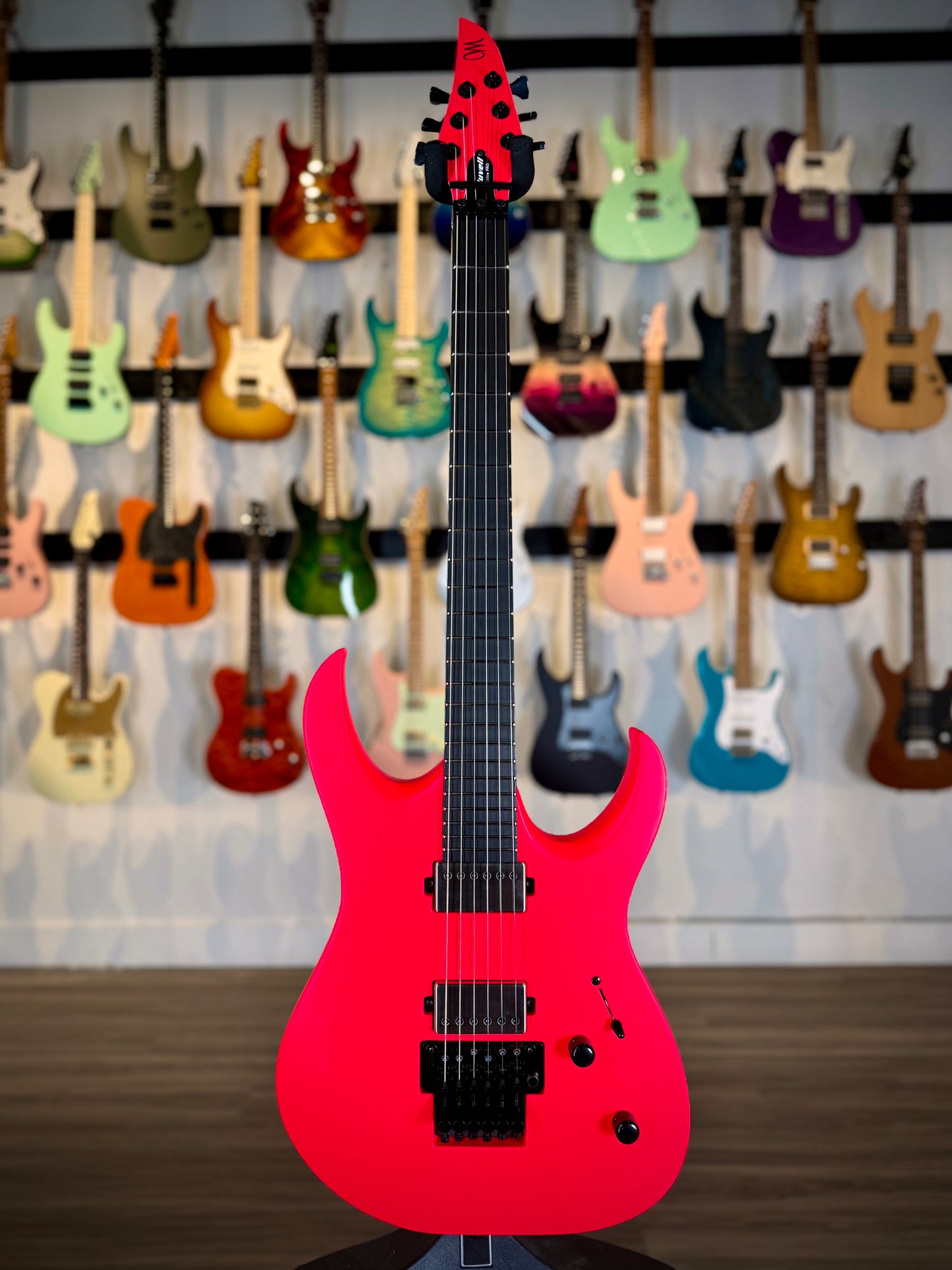 Mayones Duvell Elite PRO 6 | Monolith Custom Color Retina Burning Red