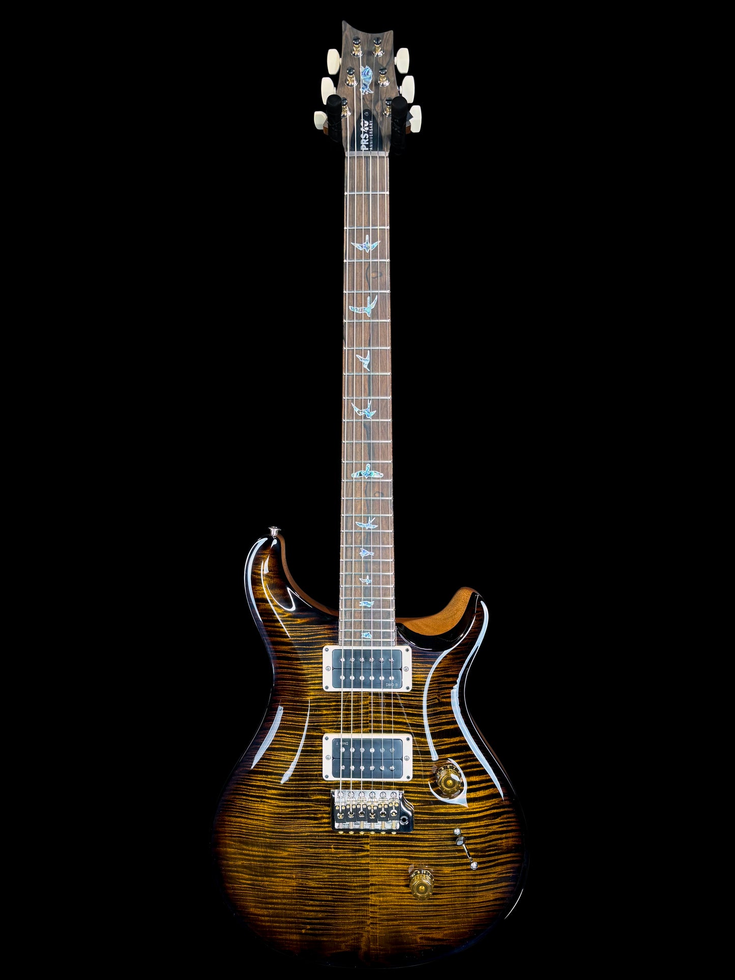 PRS Custom 24 40th Anniversary Limited Edition | Tiger Eye Micro Wraparound Burst