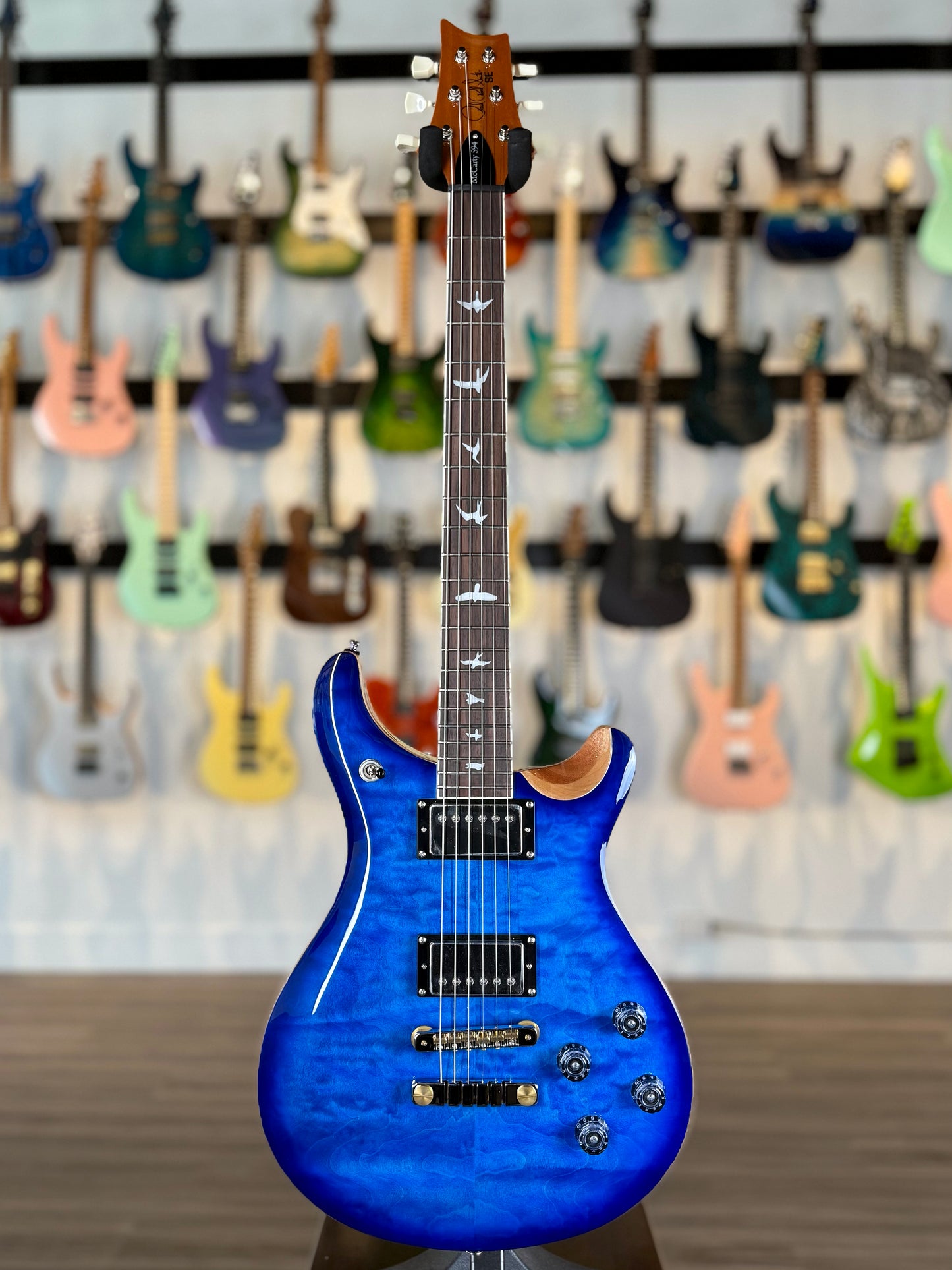 PRS SE McCarty 594 Quilt | Faded Blue Burst