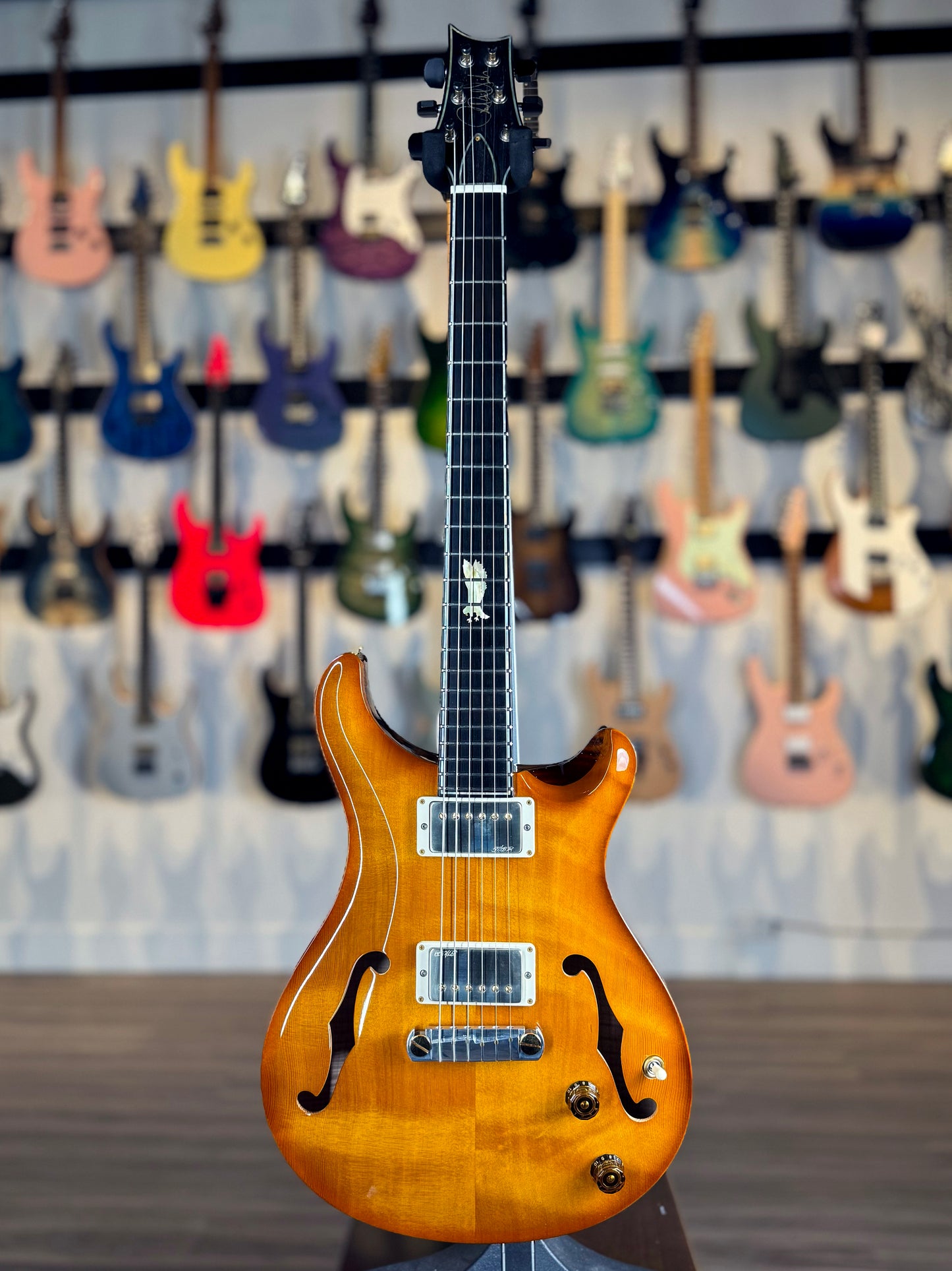 PRS Private Stock Hollowbody II | Natural Spruce Top/Curly Maple Back (Pre-Owned)