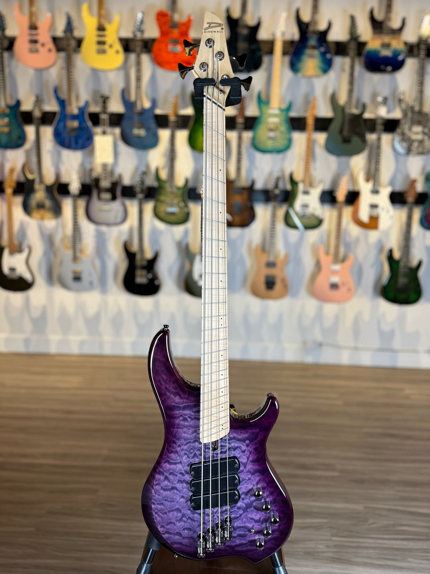 Dingwall Guitars Combustion C3 4 String | Ultravioletburst Quilt