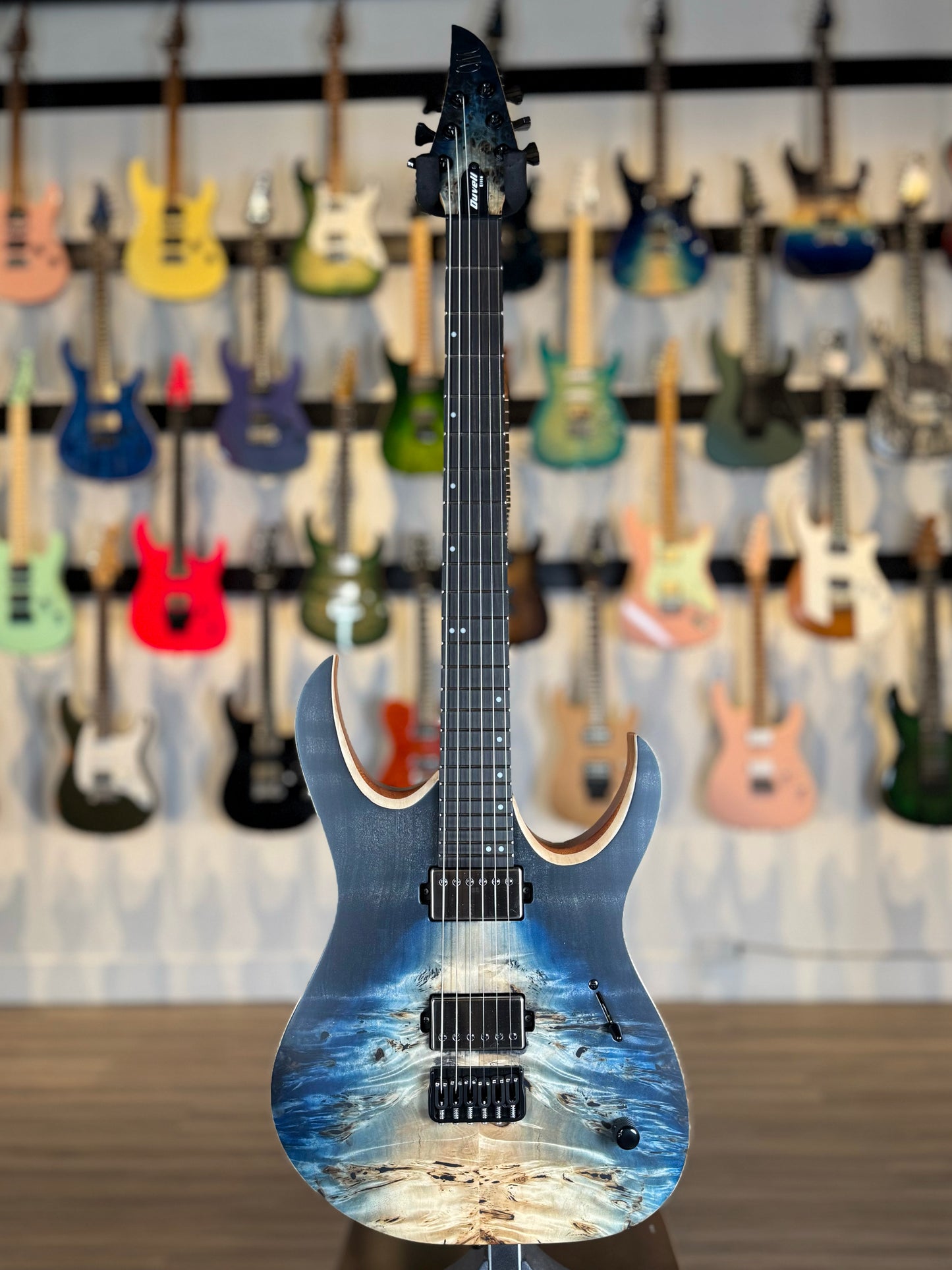 Mayones Duvell Elite 6 | Custom Color Blue Satin