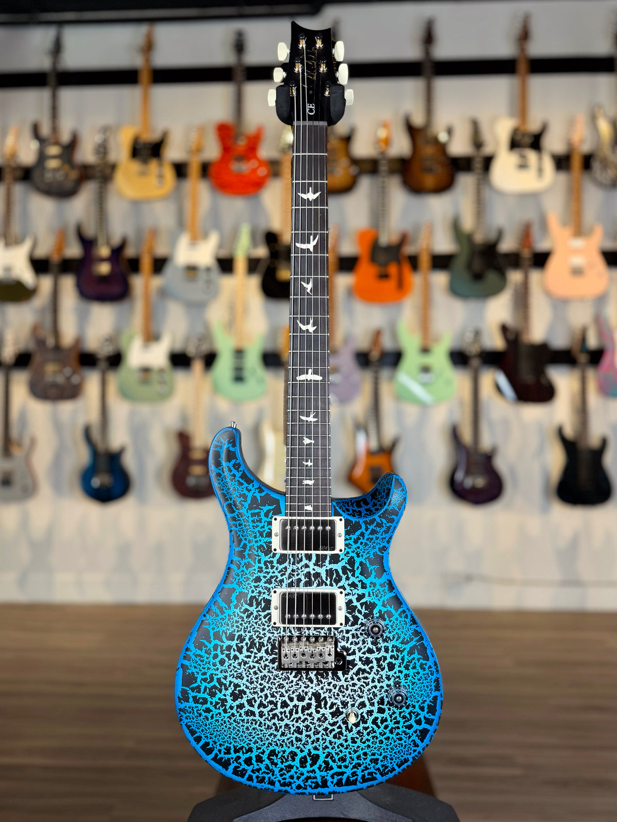 PRS CE 24 Sprayer's Choice | Ice Blue Crackle