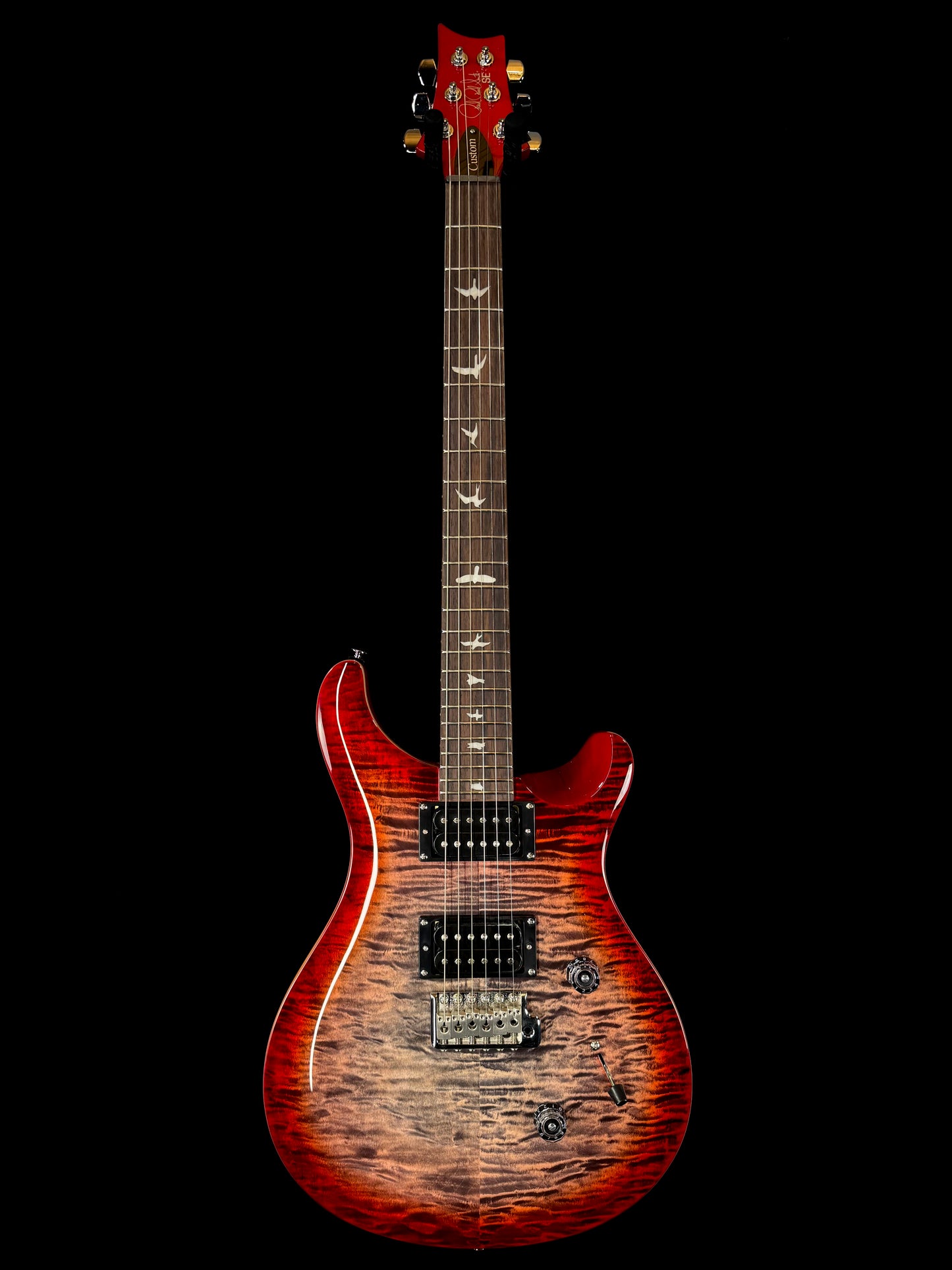 PRS SE Custom 24 | Charcoal Cherry Burst