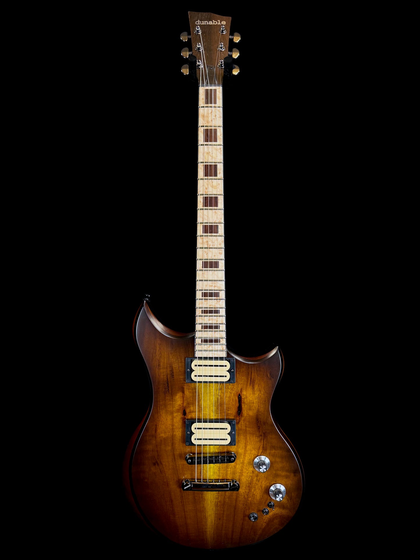 Dunable Cyclops USA Custom Shop | Koa Amber Burst