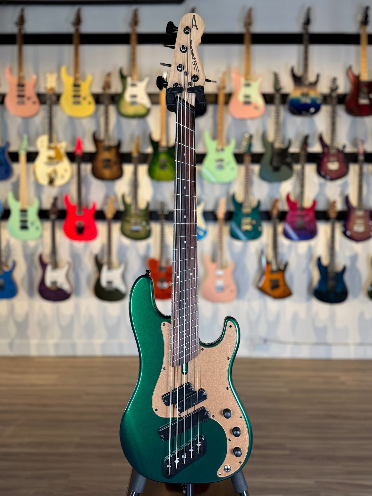 Dingwall Guitars SP1 5 String | Gloss Dark Candy Green
