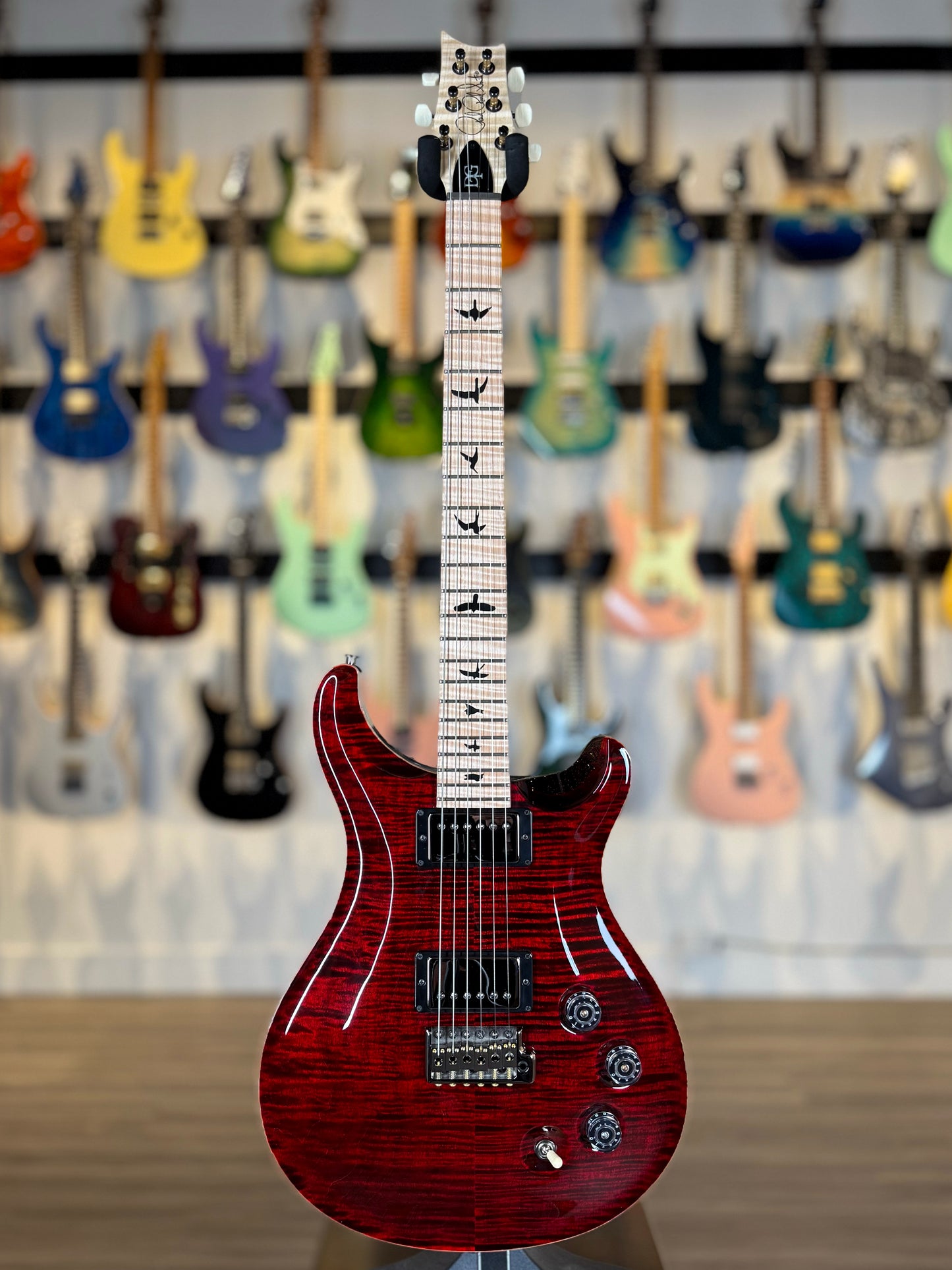 PRS DGT "Birds" Wood Library Sprayer's Choice | Fire Red/Red Sparkle