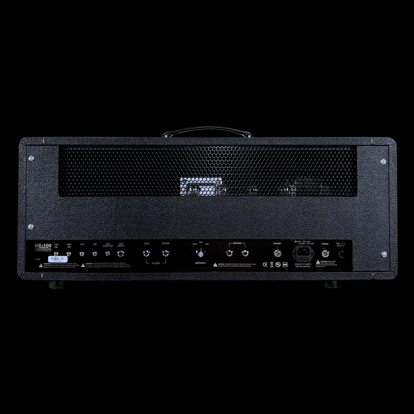 Friedman BE-100 Deluxe 3-Channel 100-Watt Guitar Amp Head