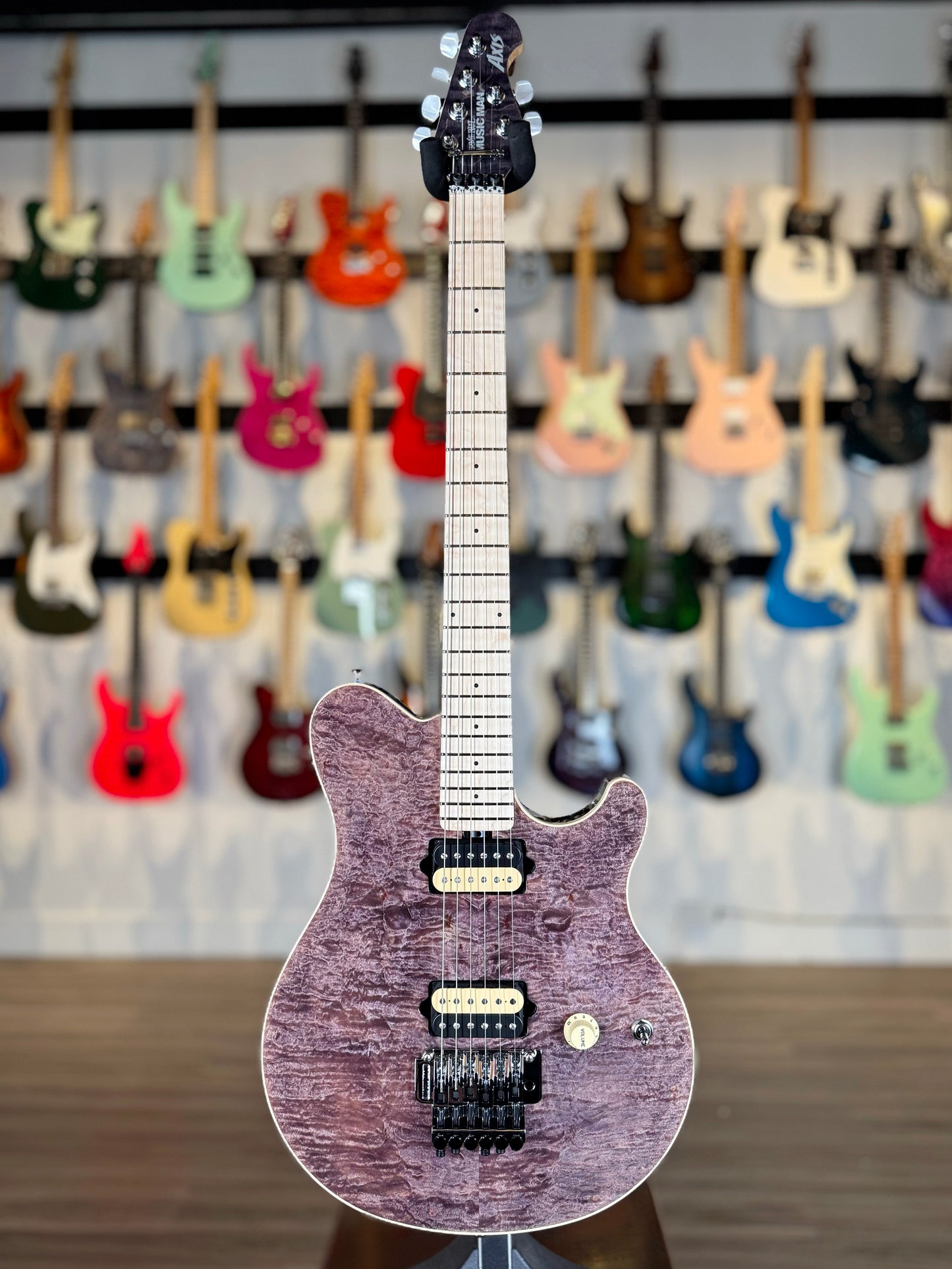 Ernie Ball Music Man 30th Anniversary Axis Limited Edition | Translucent Black Quilt (#31 of 100)