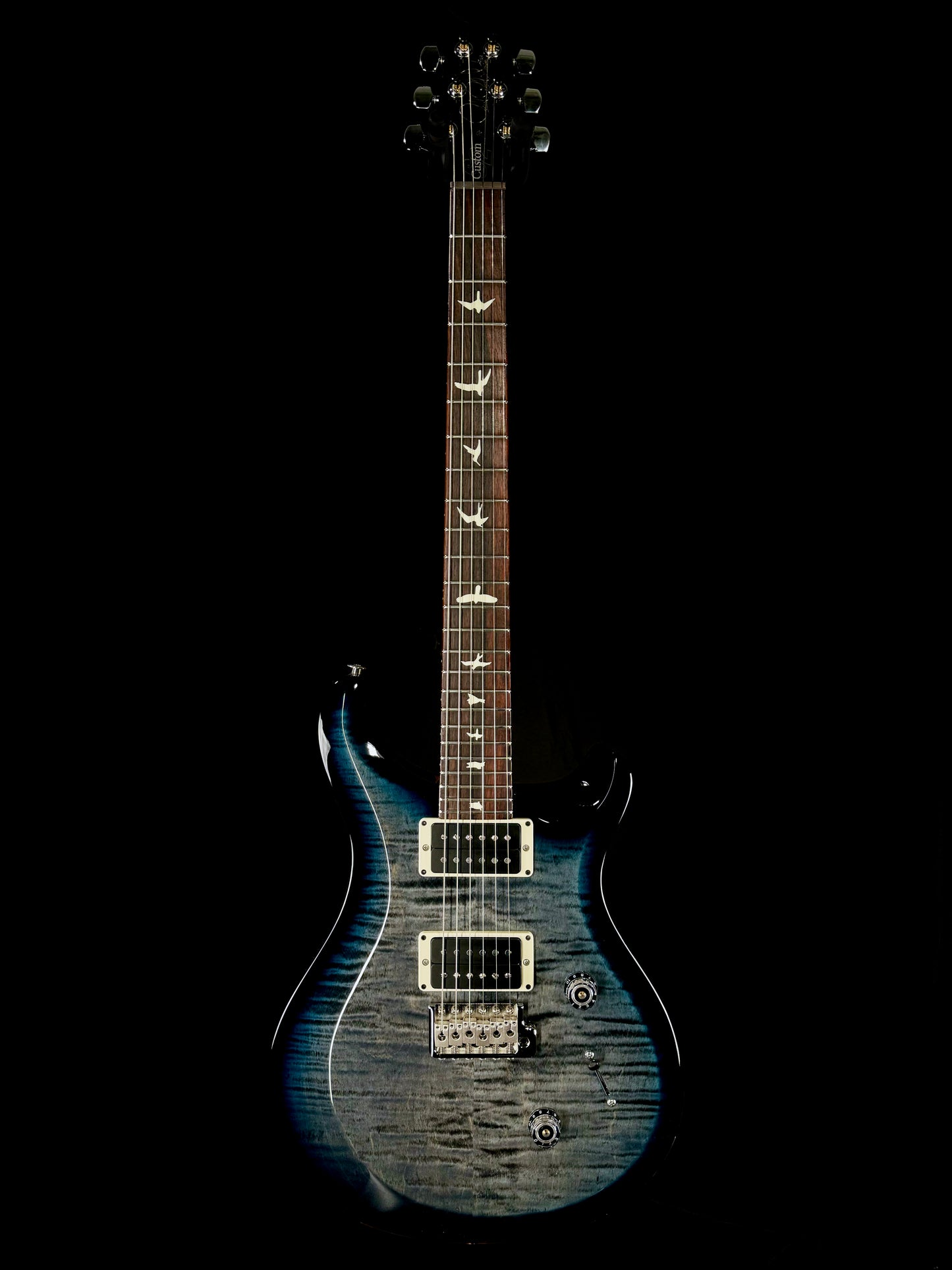 PRS S2 Custom 24 | Faded Gray Black Blue Burst