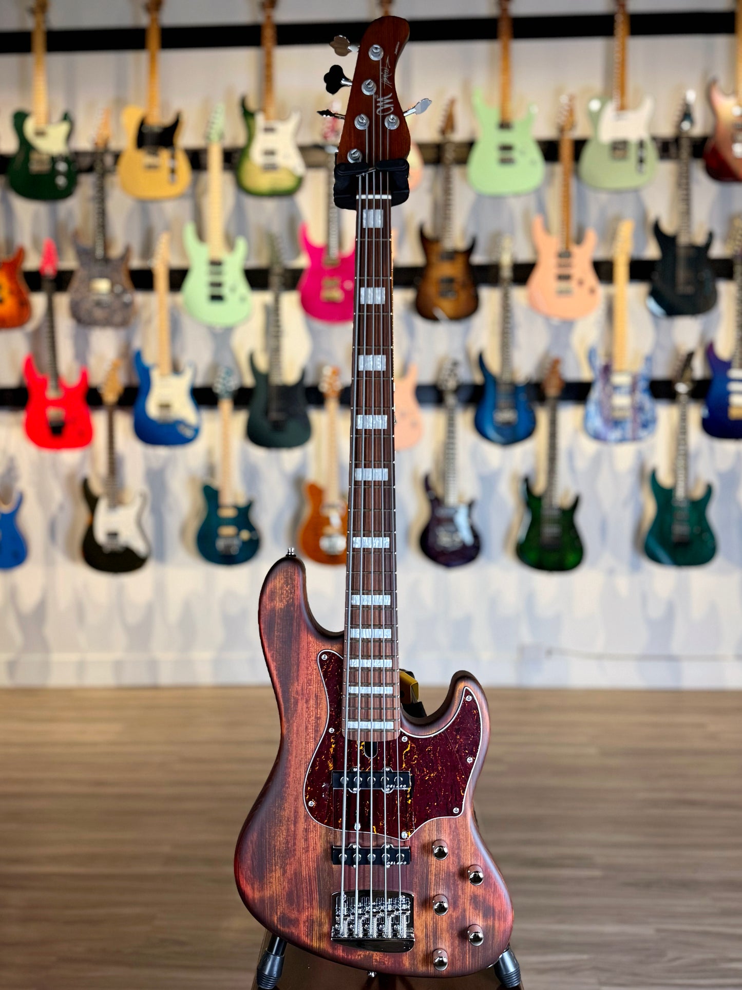 Mayones Jabba Custom HF 5 Hadrien Feraud Signature | Antique Brown Satin