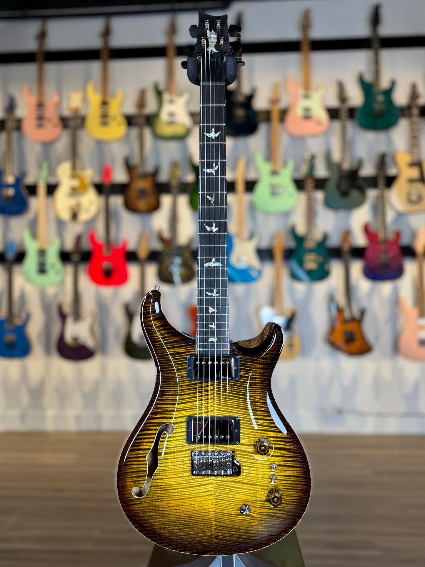 PRS Private Stock McCarty Semi-Hollow | Tiger Eye Glow