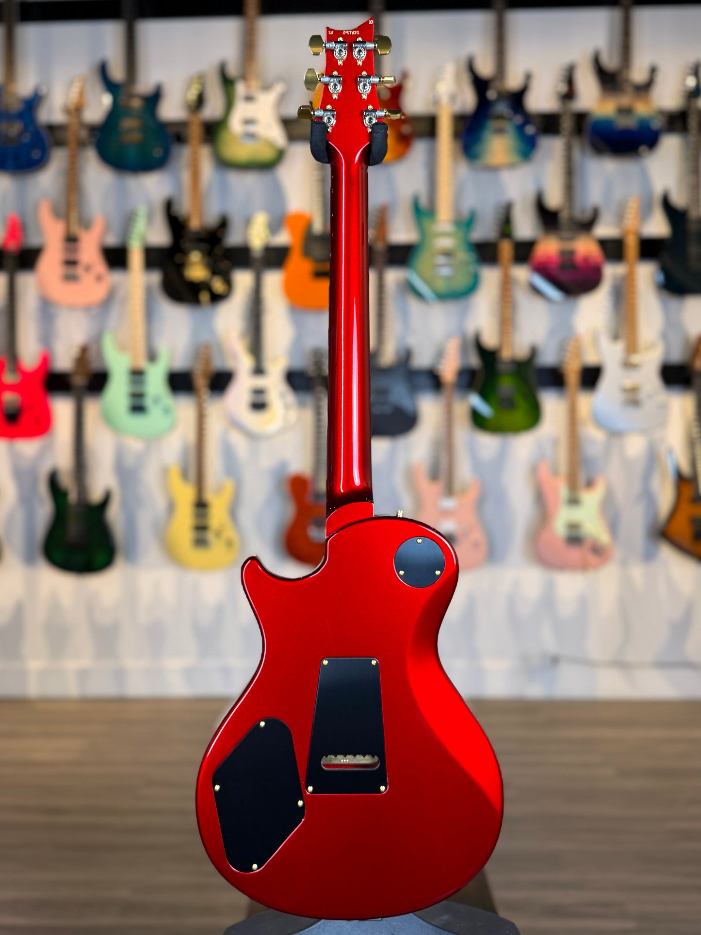 PRS Mark Tremonti Signature "10 Top" Sprayer's Choice | Charcoal Cherry Burst/Candy Apple Red Back