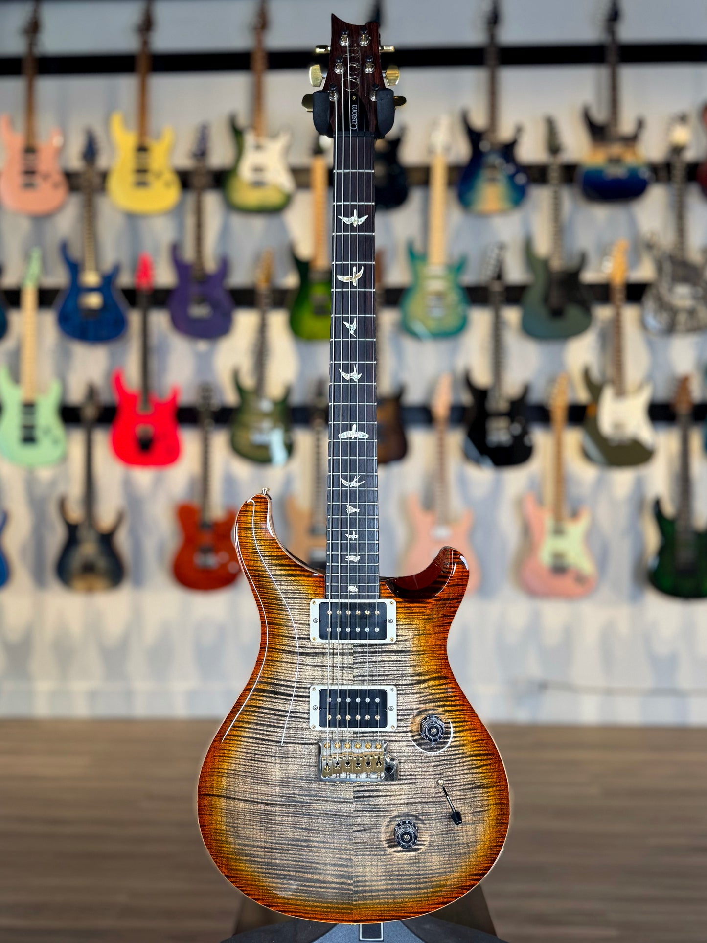 PRS Custom 24 "10 Top" Rosewood Neck | Burnt Maple Leaf (Pre-Owned)