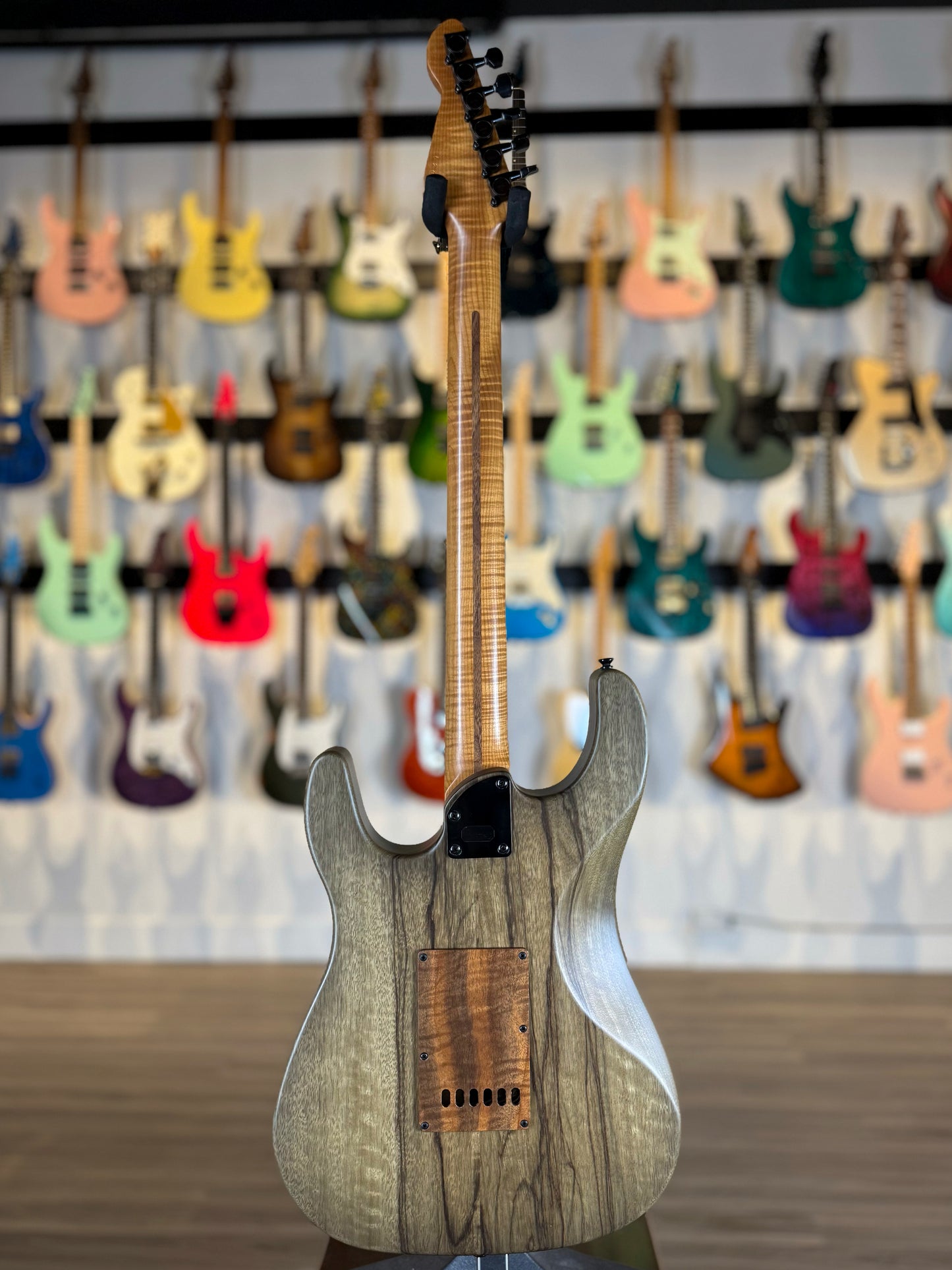 LSL Instruments Saticoy 24 DX HH  | Spalted Maple Charcoal Burst Satin