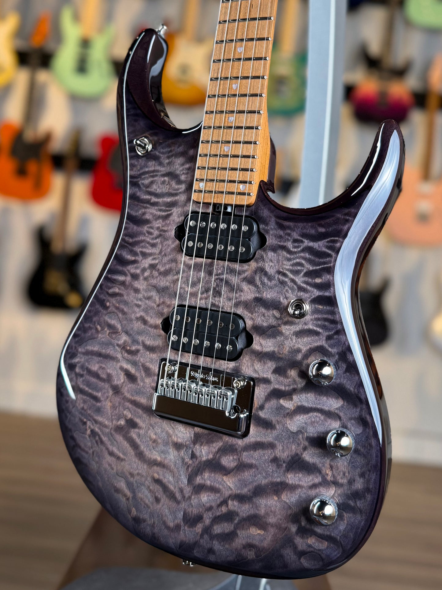 Ernie Ball Music Man JP15 | Custom Blackberry Quilt - 1 of 1