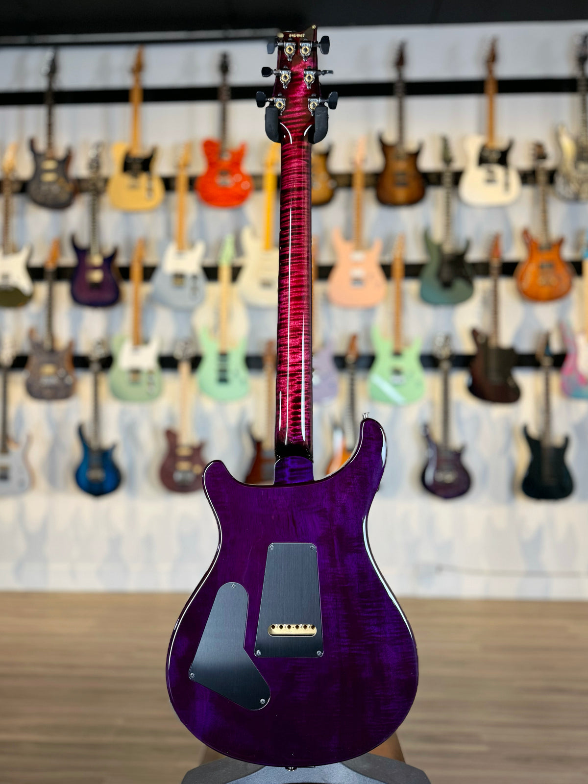 PRS Custom 24-08 DMO Limited Sprayer's Choice Wood Library | Magenta Purple Burst