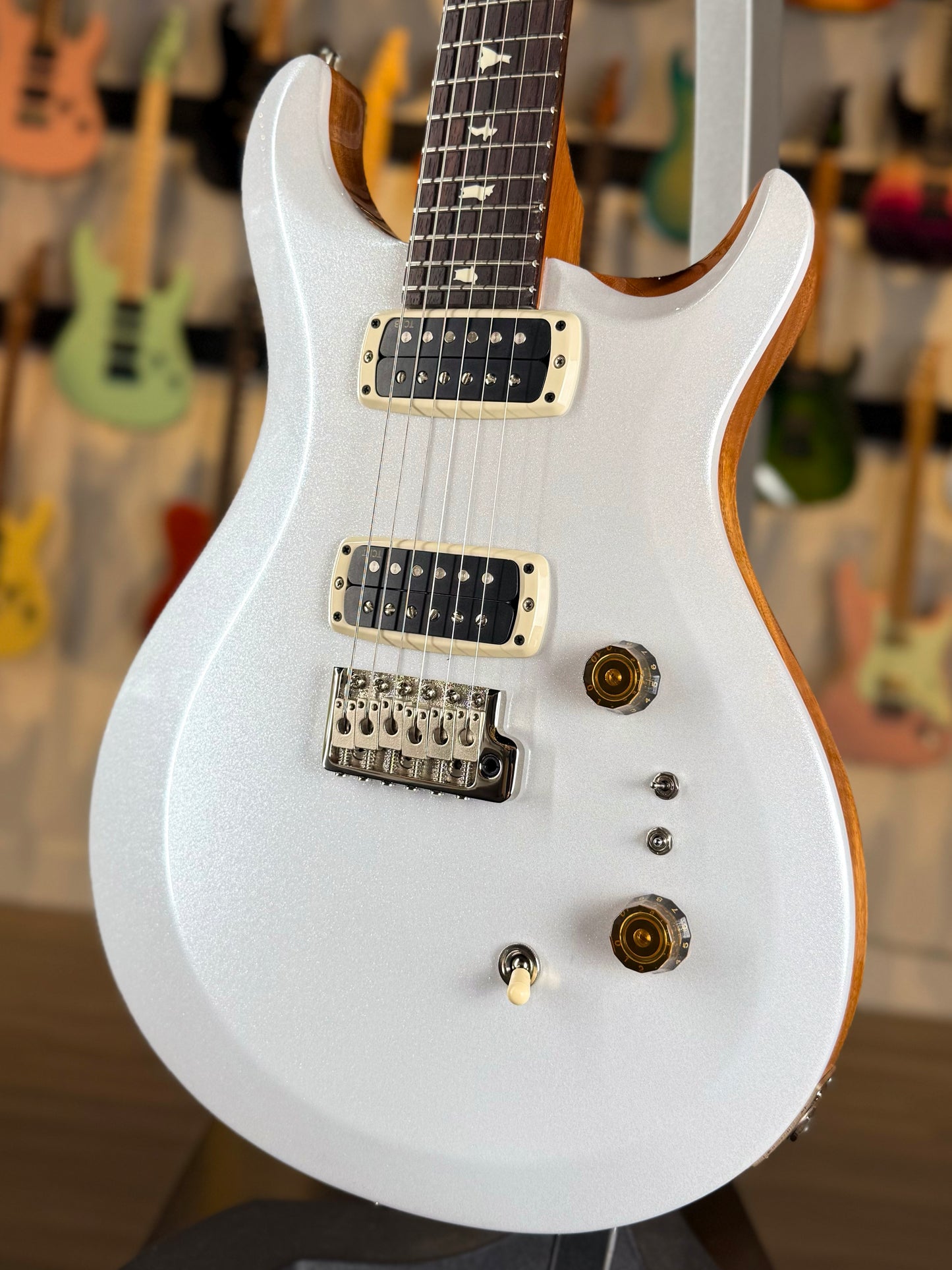 PRS S2 Custom 24-08 Sprayer's Choice | Pearl White Metallic
