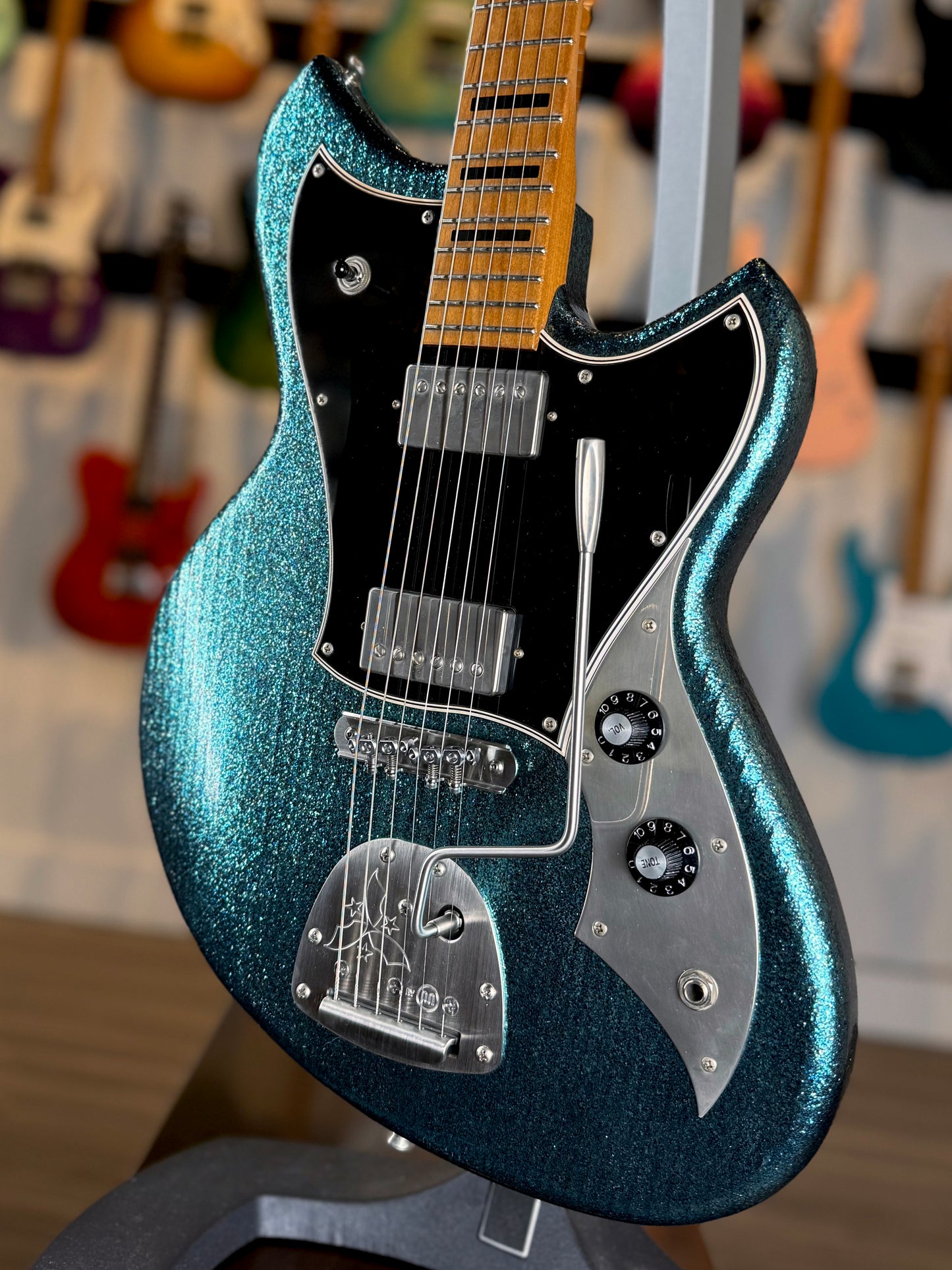Novo Guitars Serus J HH Custom | Merman Sparkle