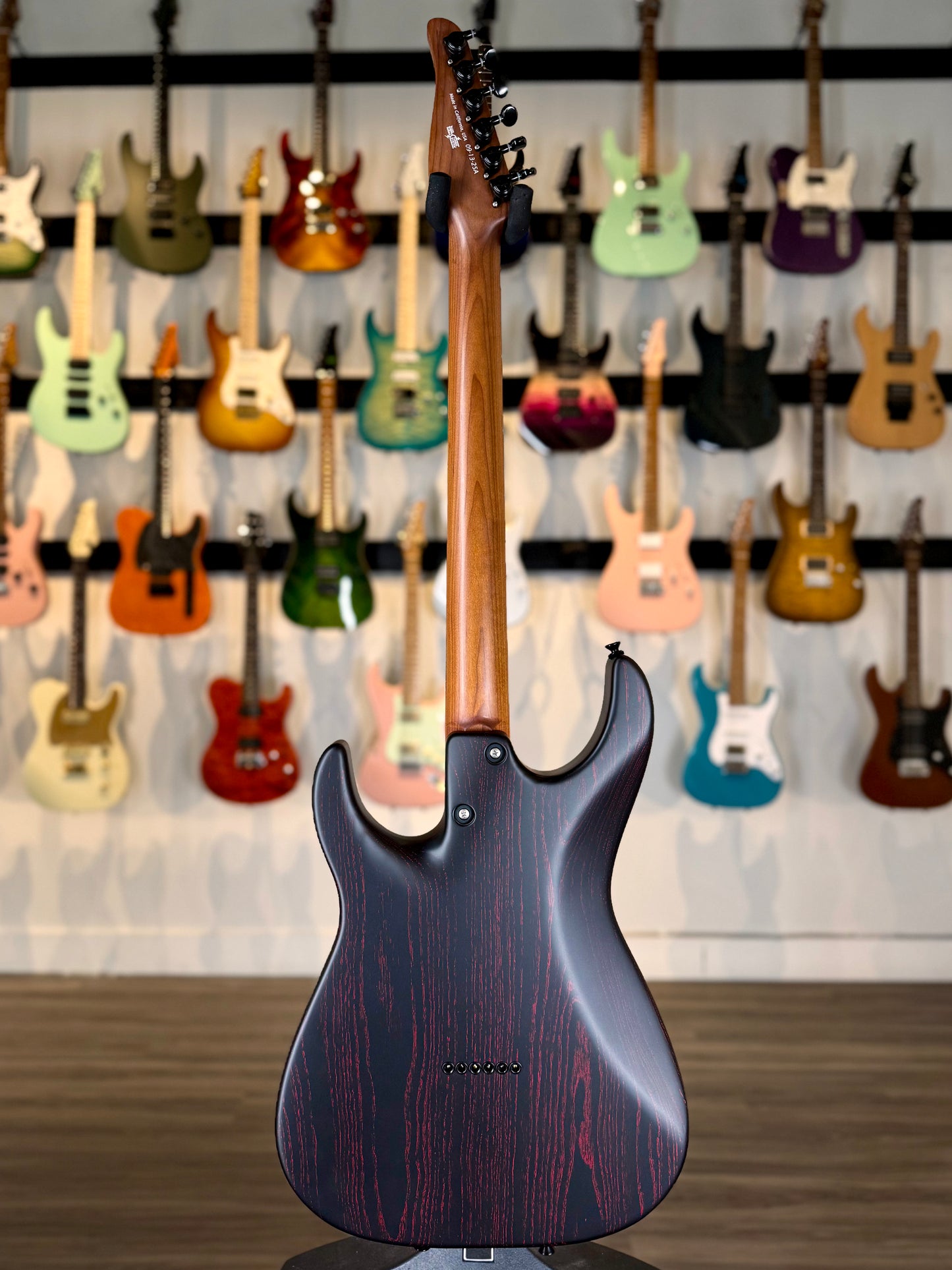 Tom Anderson Guardian Angel Player | Satin Black with Red Dog Hair