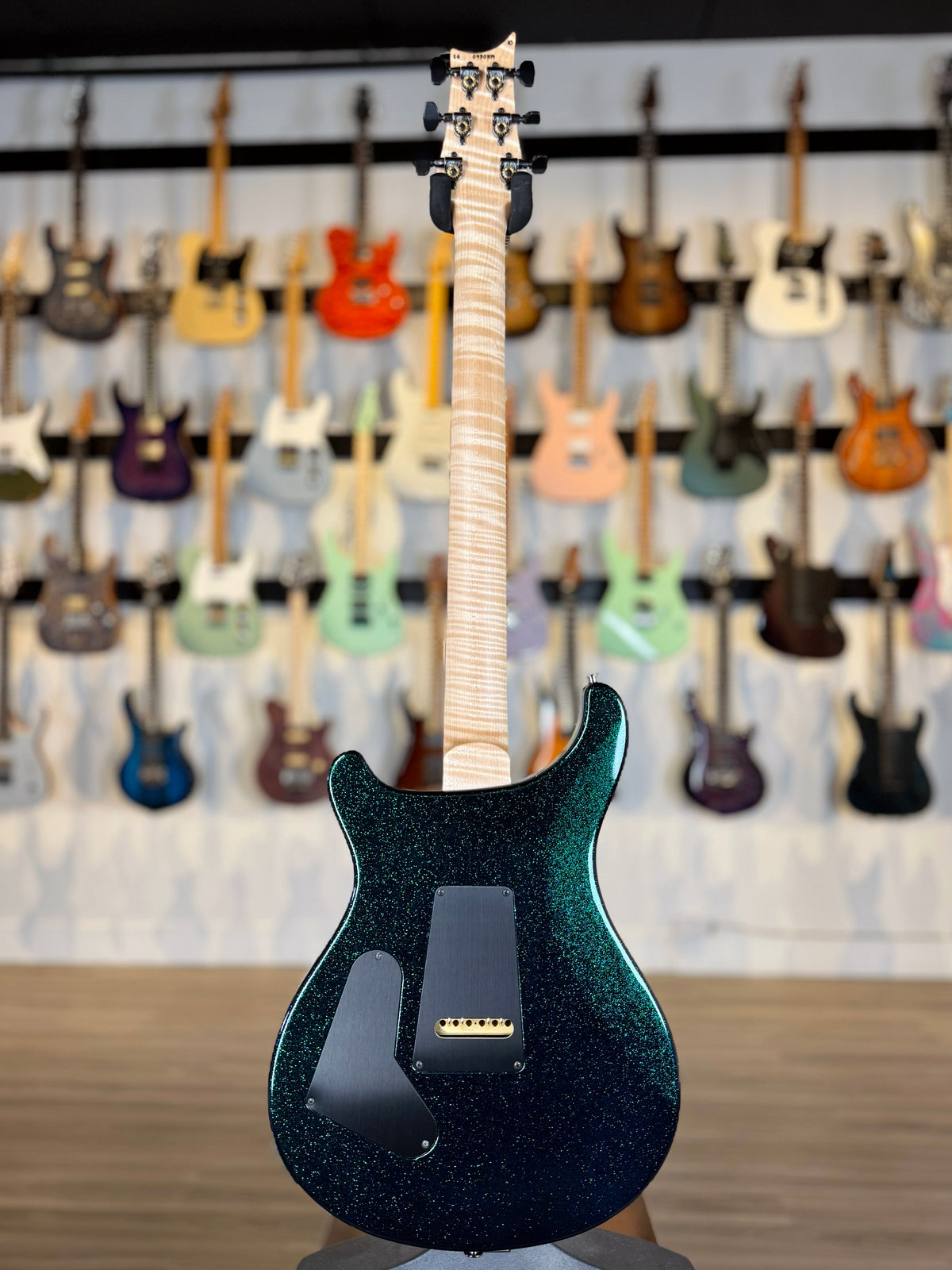 PRS Custom 24-08 DMO Limited Sprayer's Choice Wood Library | Deep Sea Blue Fade/Sparkle Back