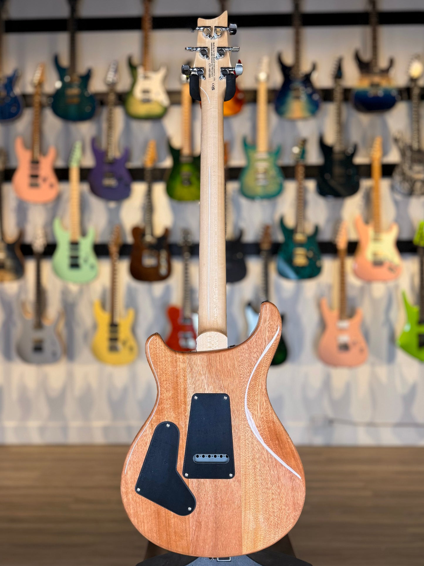 PRS SE Custom 24 | Blue Matteo/Natural Back