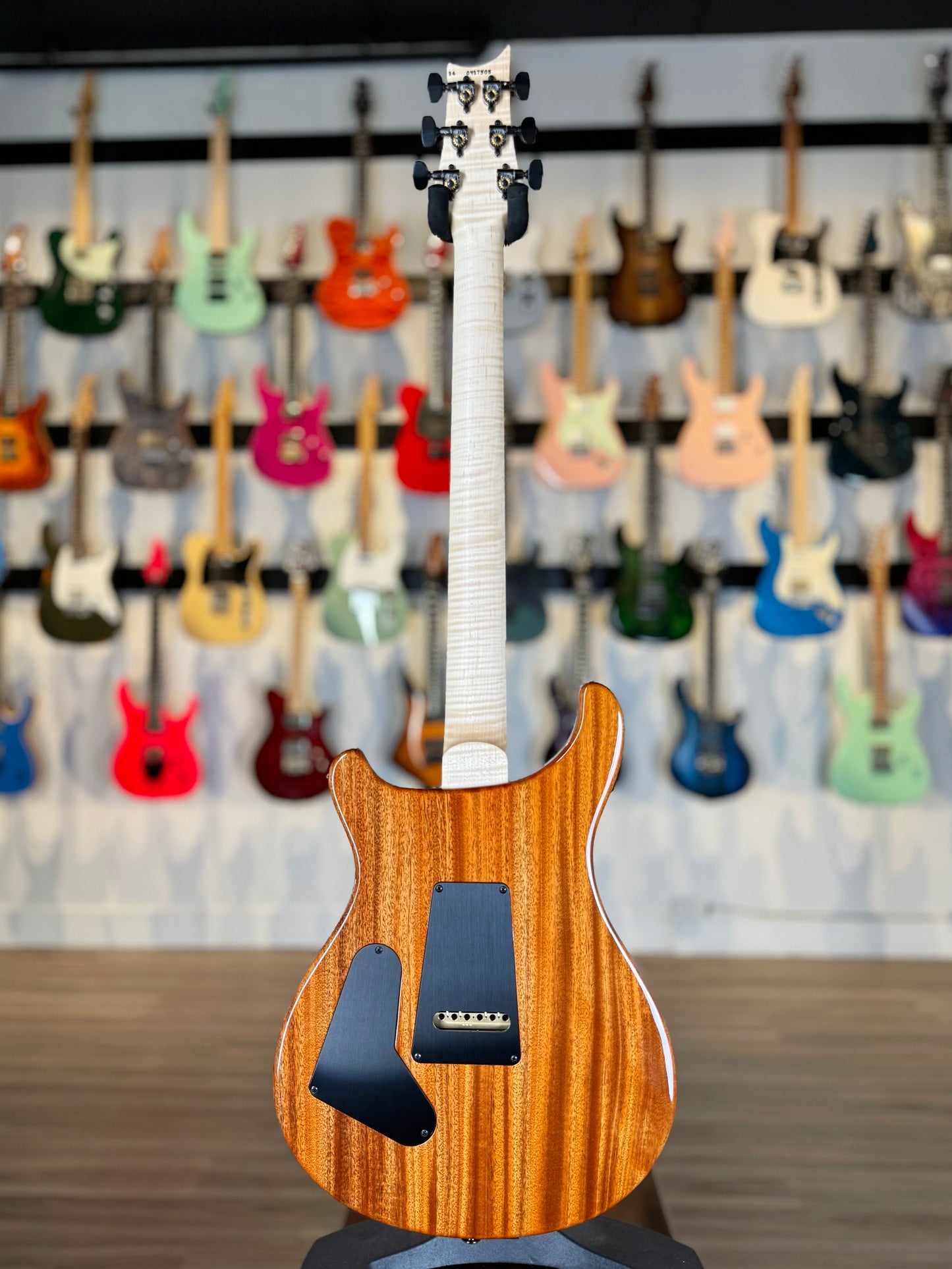 PRS Custom 24-08 Wood Library Sprayer's Choice | Magenta Purple Colorshift/Natural Back