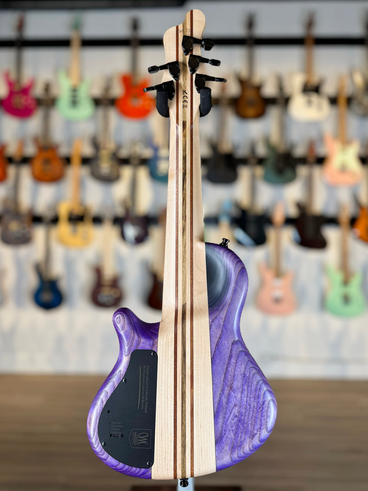 Mayones Cali 5 | Master Grade Magenta Burst Custom Color