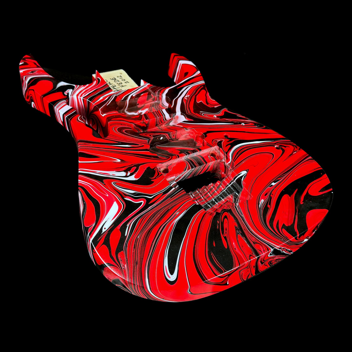 Ibanez Jem Inspired Body | Herc Fede Red Multi Color Swirl