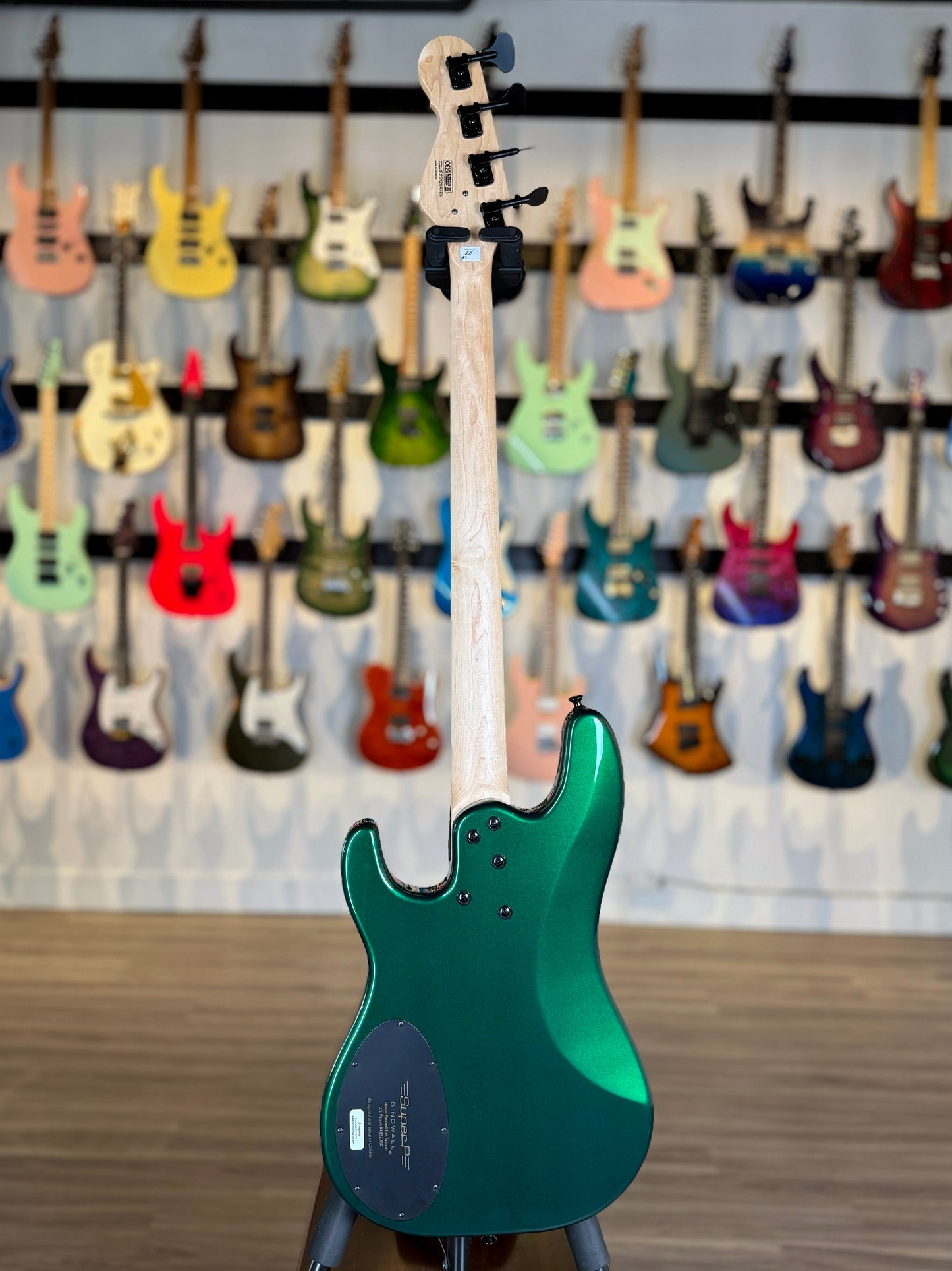 Dingwall Guitars SP1 4 String | Gloss Dark Candy Green
