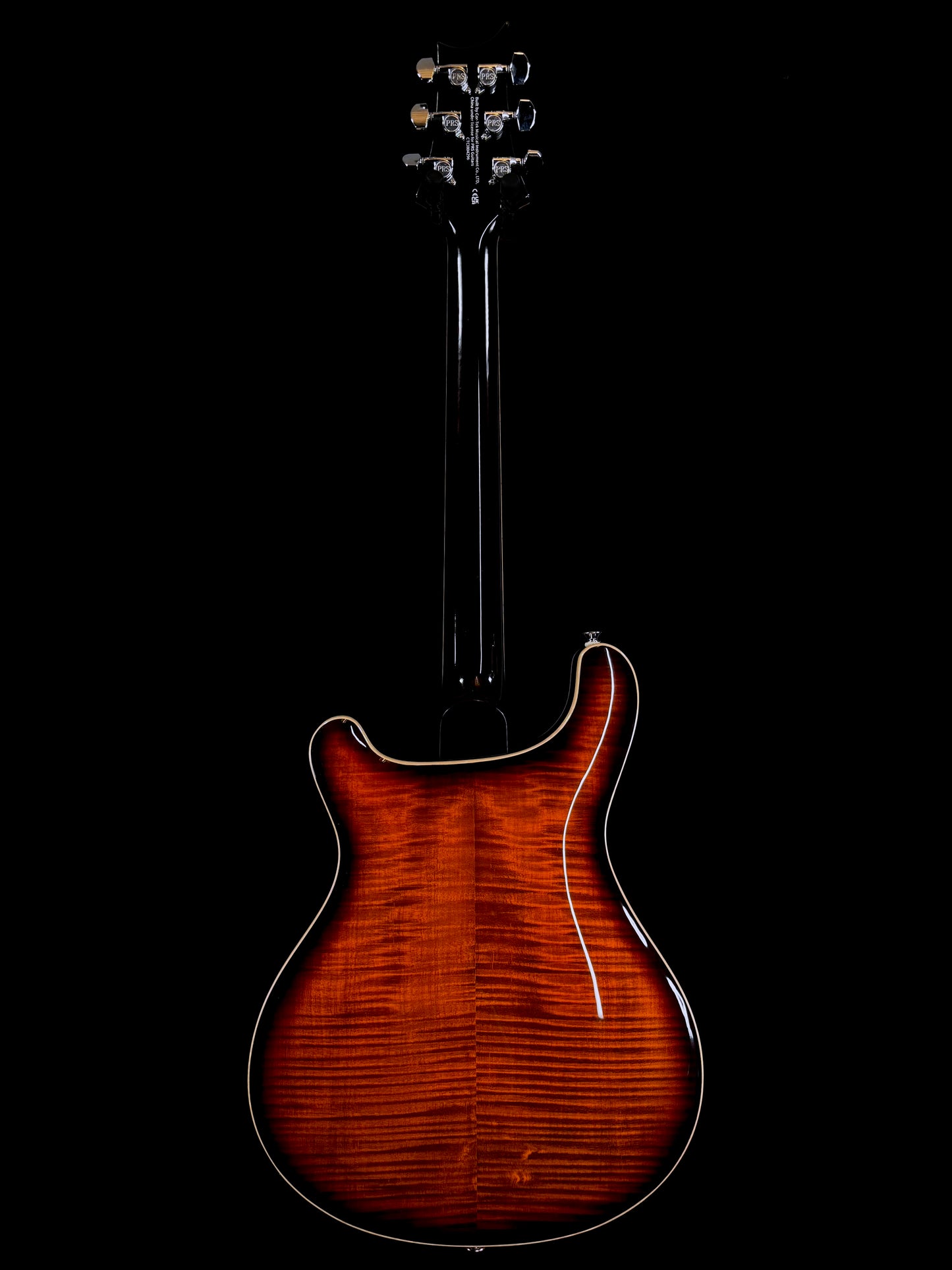 PRS SE Hollowbody II Piezo | Orange Tiger Smokeburst