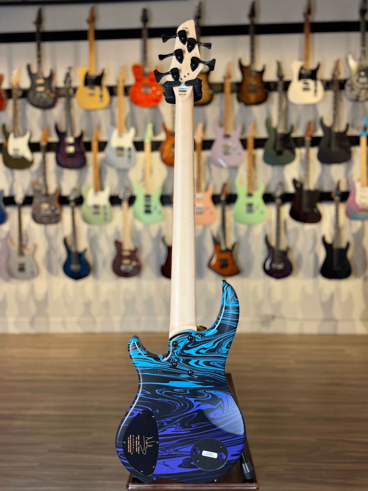Dingwall Guitars Adam "Nolly" Getgood NG Signature 5 String Limited Edition | Purple-to-Blue Fade Swirl (1 of 100)