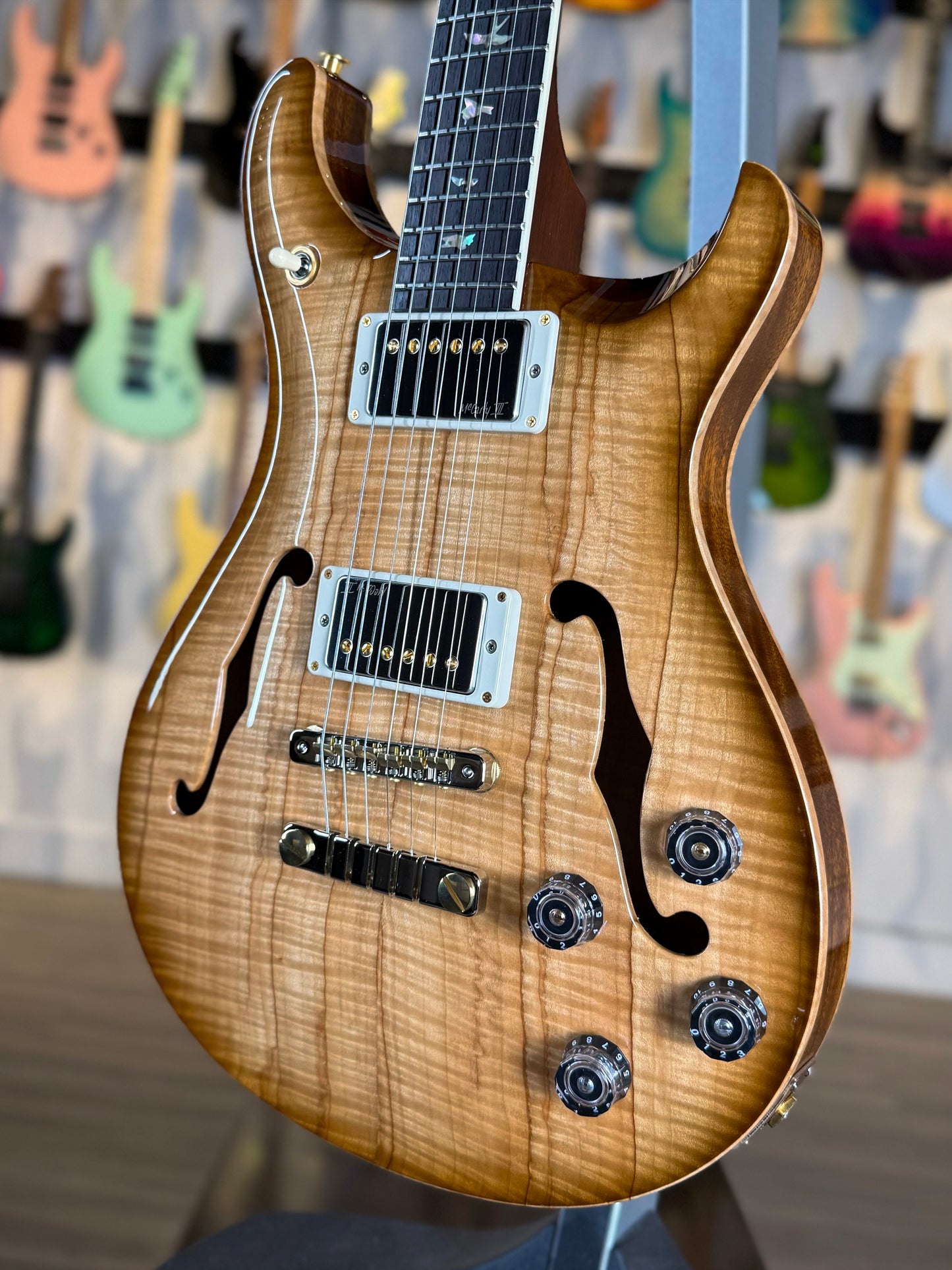 PRS McCarty 594 Hollowbody II "10 Top" Sprayer's Choice | Natural Burst