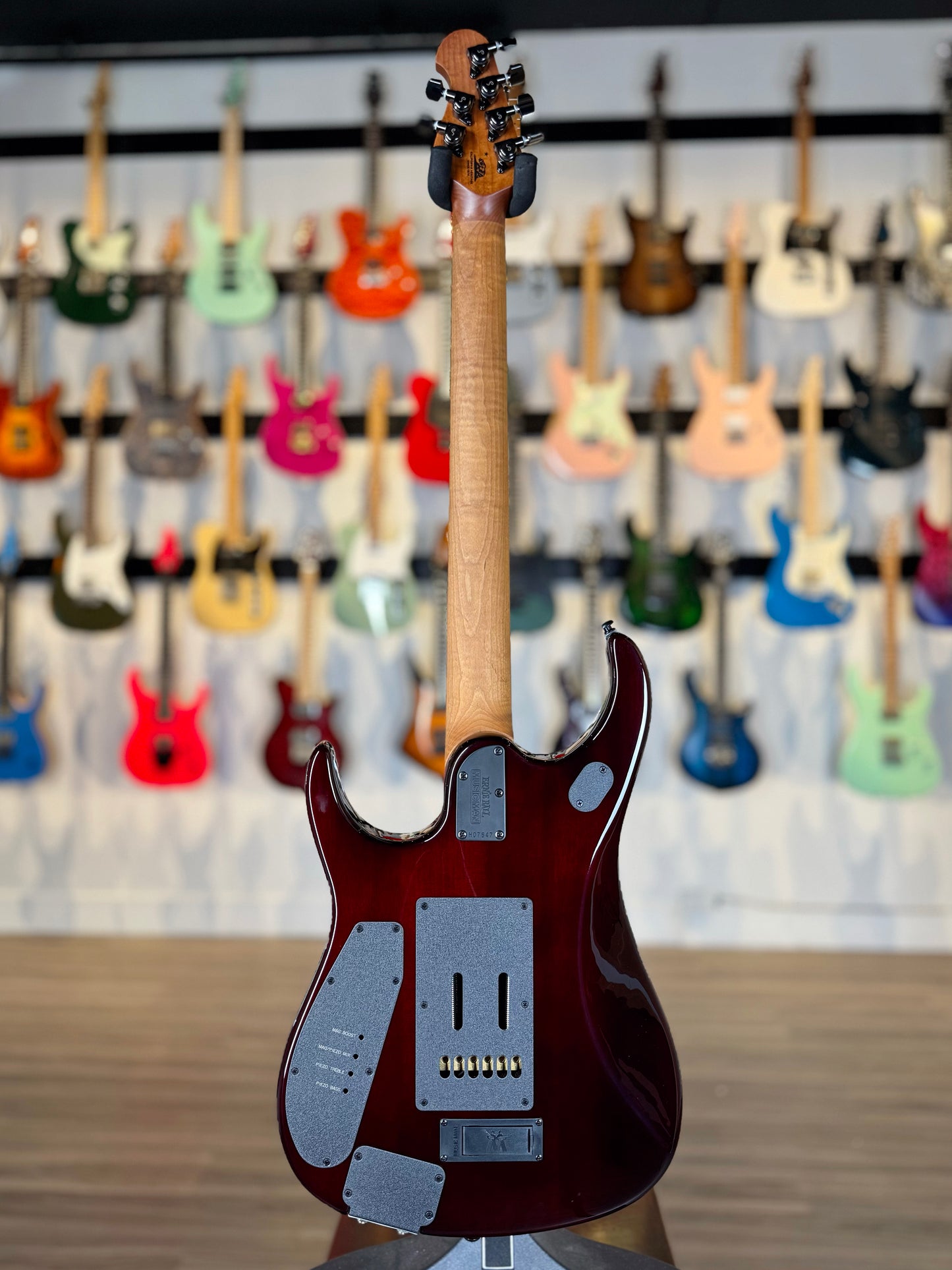 Ernie Ball Music Man JP15 | Amber Waves Quilt