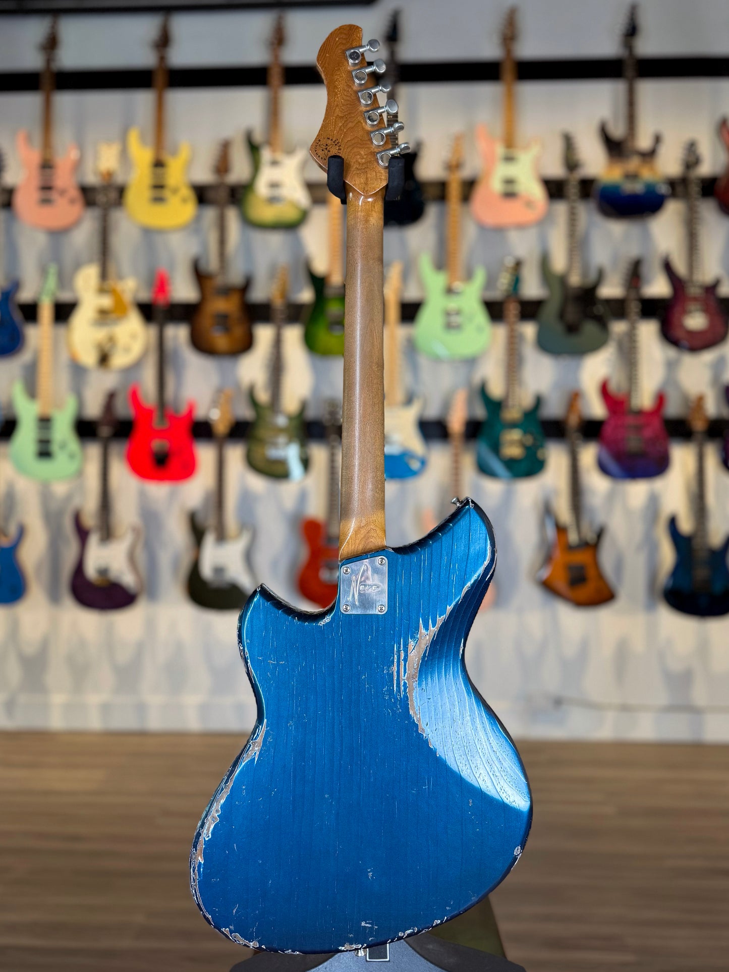 Novo Guitars Serus J Custom | Lake Como Blue