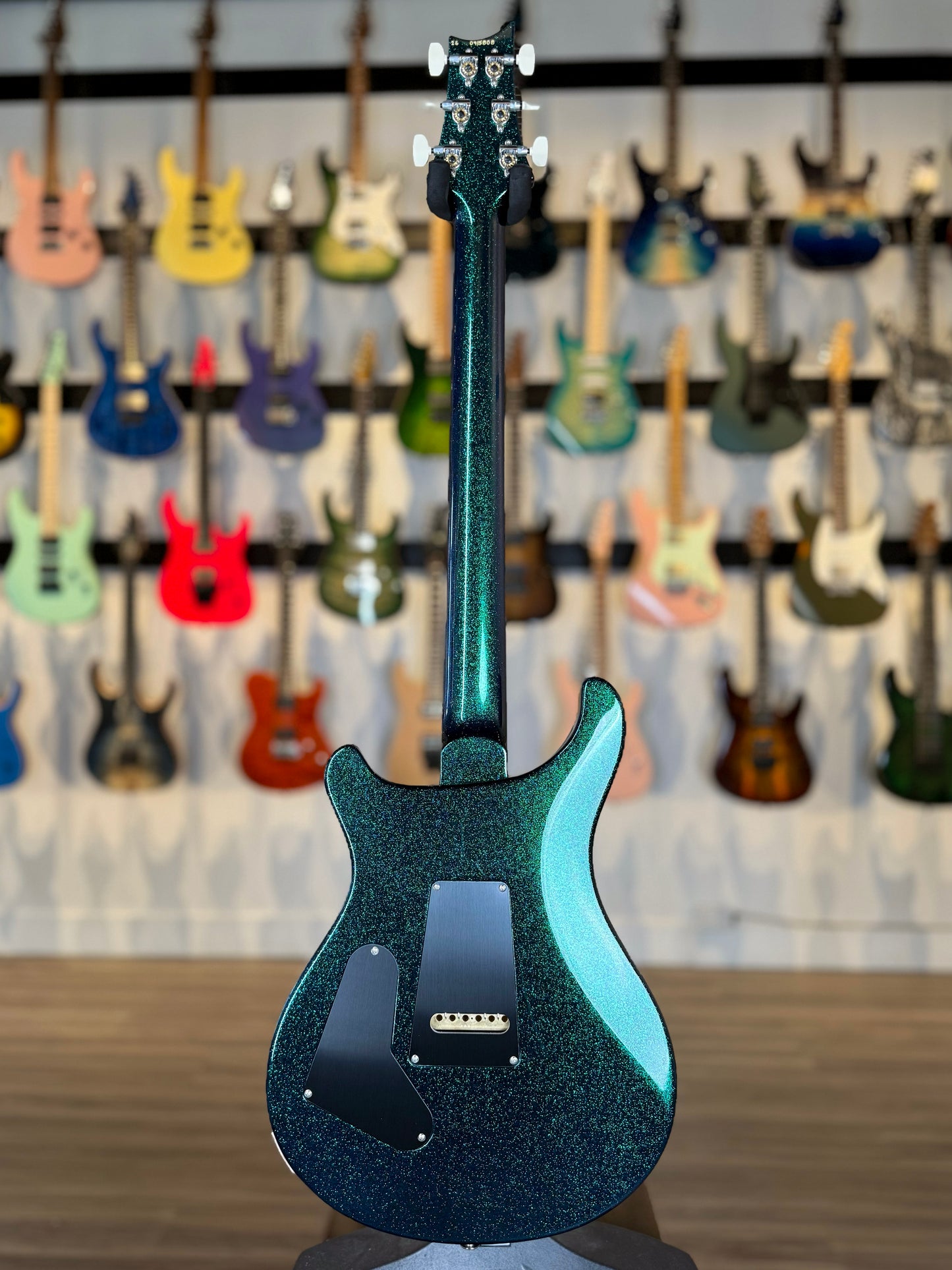 PRS Custom 24-08 Sprayer's Choice | Green to Blue Colorshift Sparkle