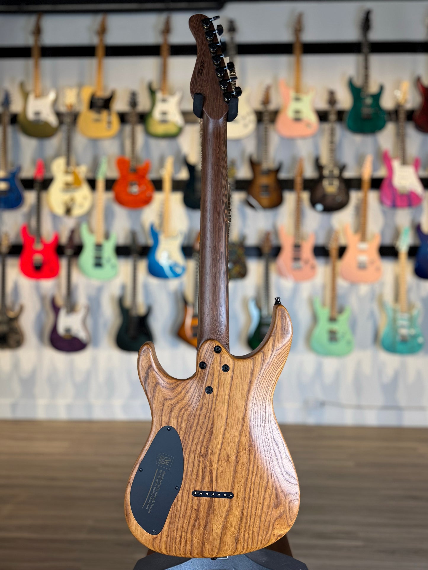 Mayones Aquila Elite S 7 B26.5 | Trans Natural Fade Graphite Burst Out Gloss