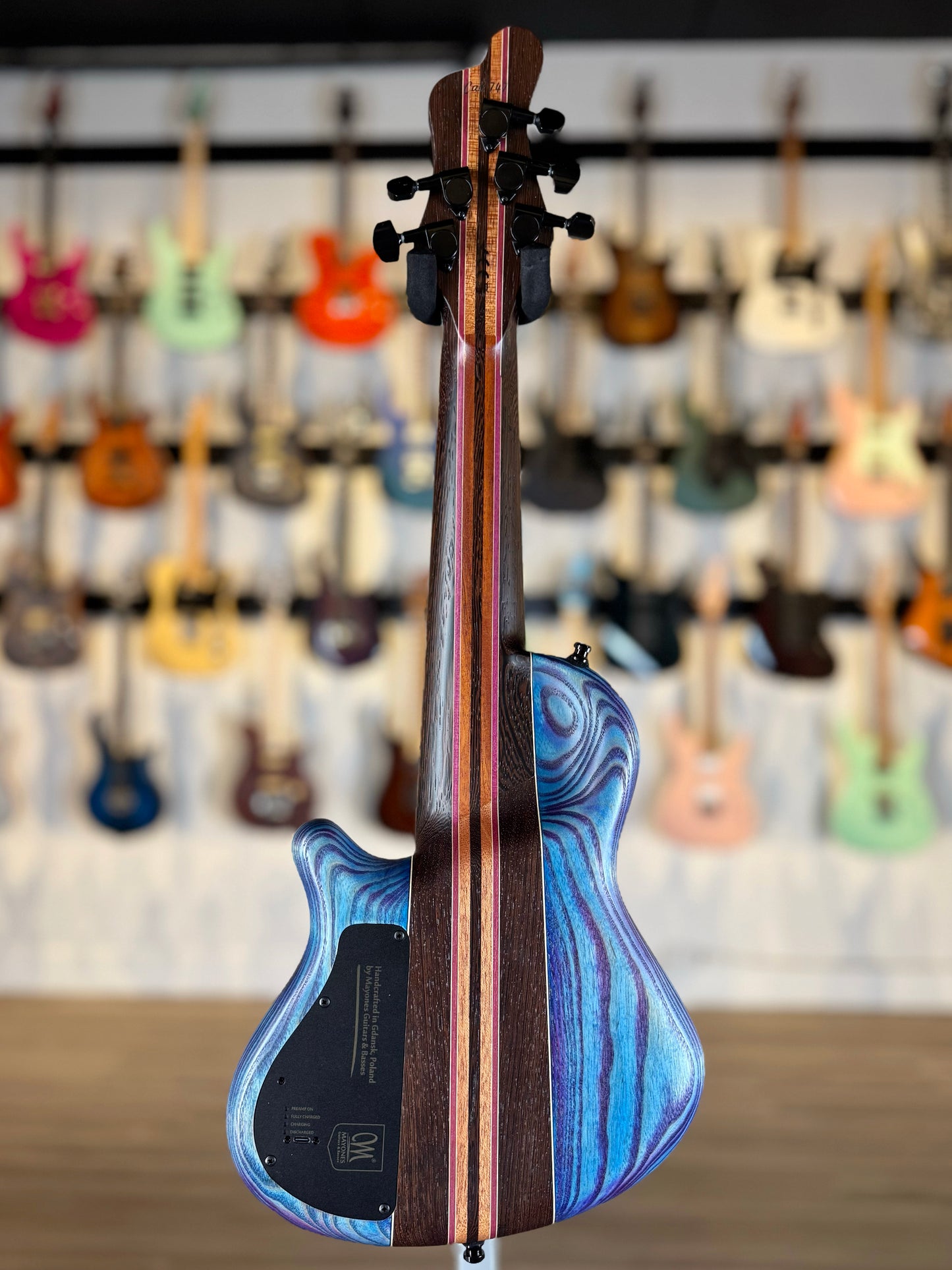 Mayones Cali 5 | Oil Spill Blue Custom Color