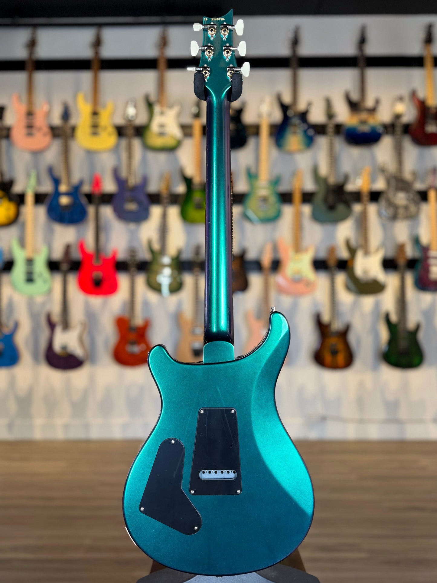 PRS S2 Custom 24-08 Sprayer's Choice | Green to Purple Teardrop Burst Colorshift